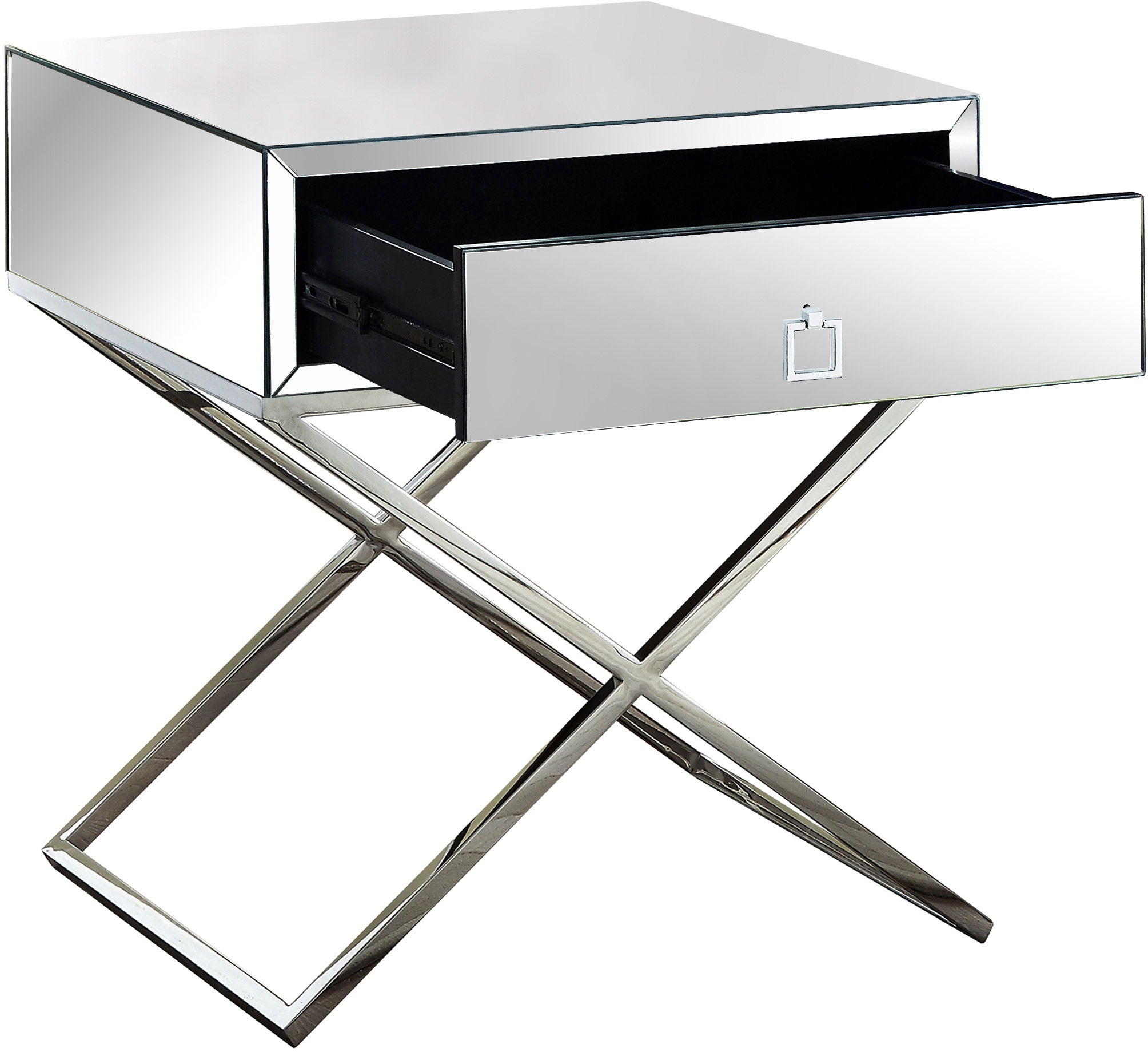 Lynn - Side Table - Chrome