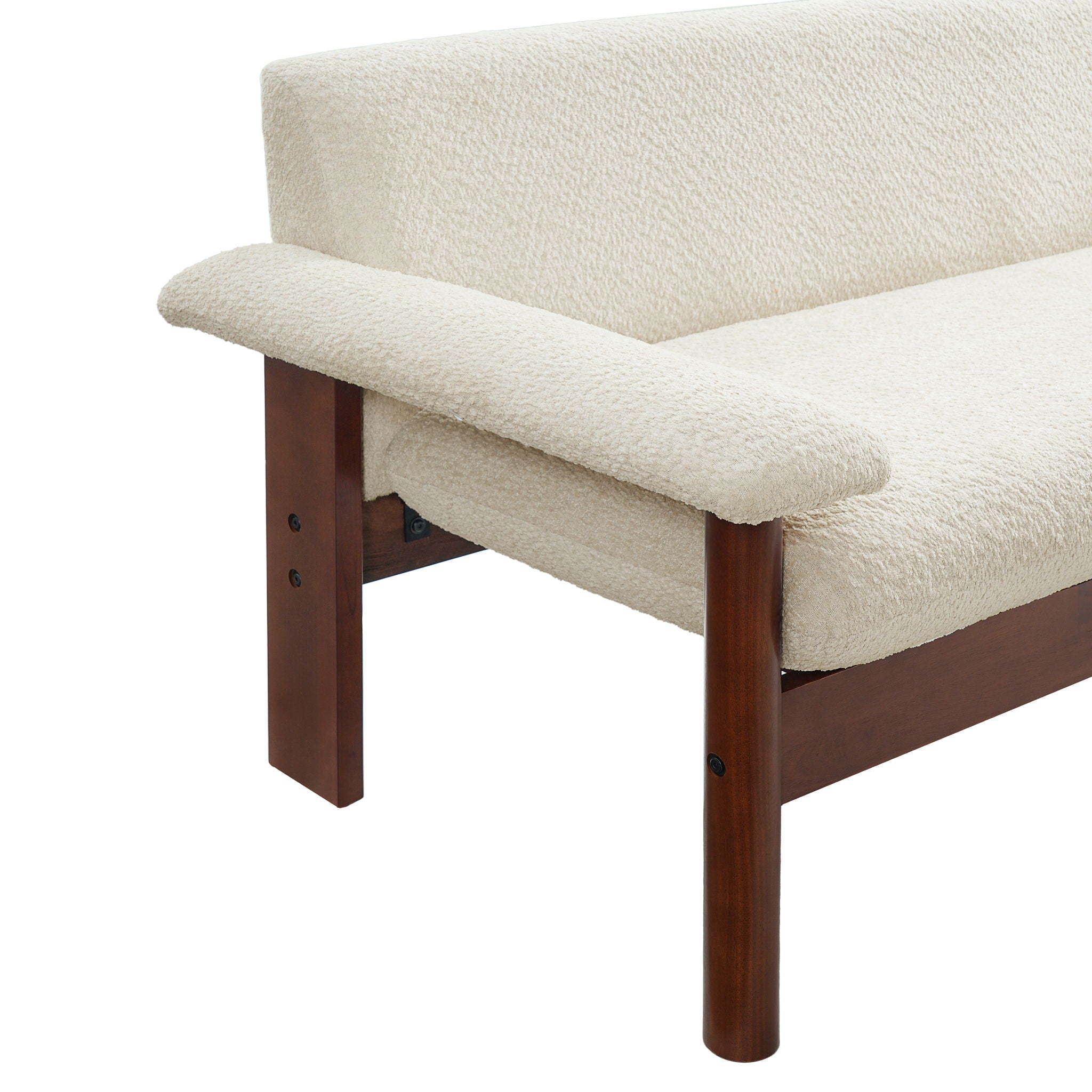 Loveseat Sofa 2 Seater Couch With Armrest Pillows