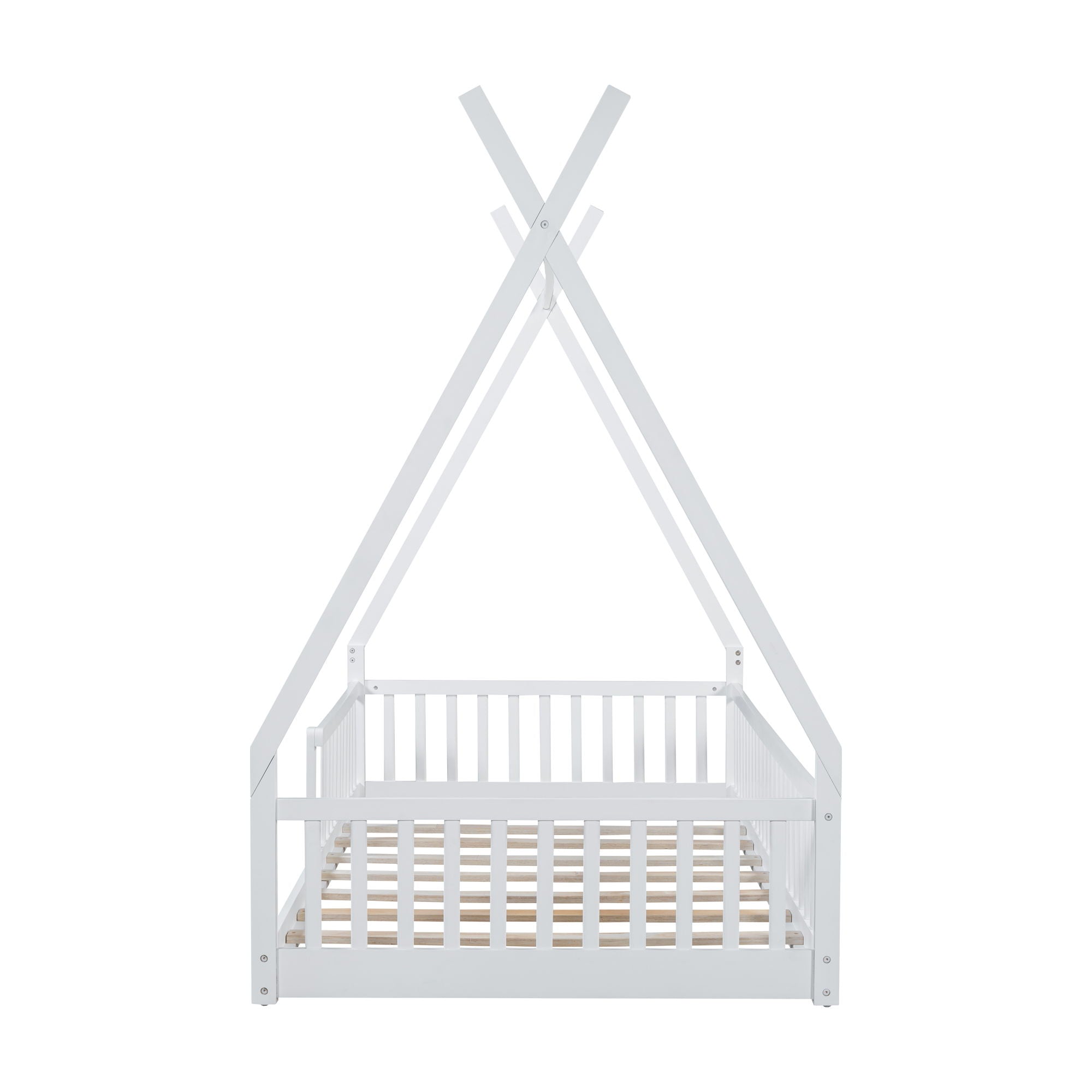 House Shaped Design Bed With Fence