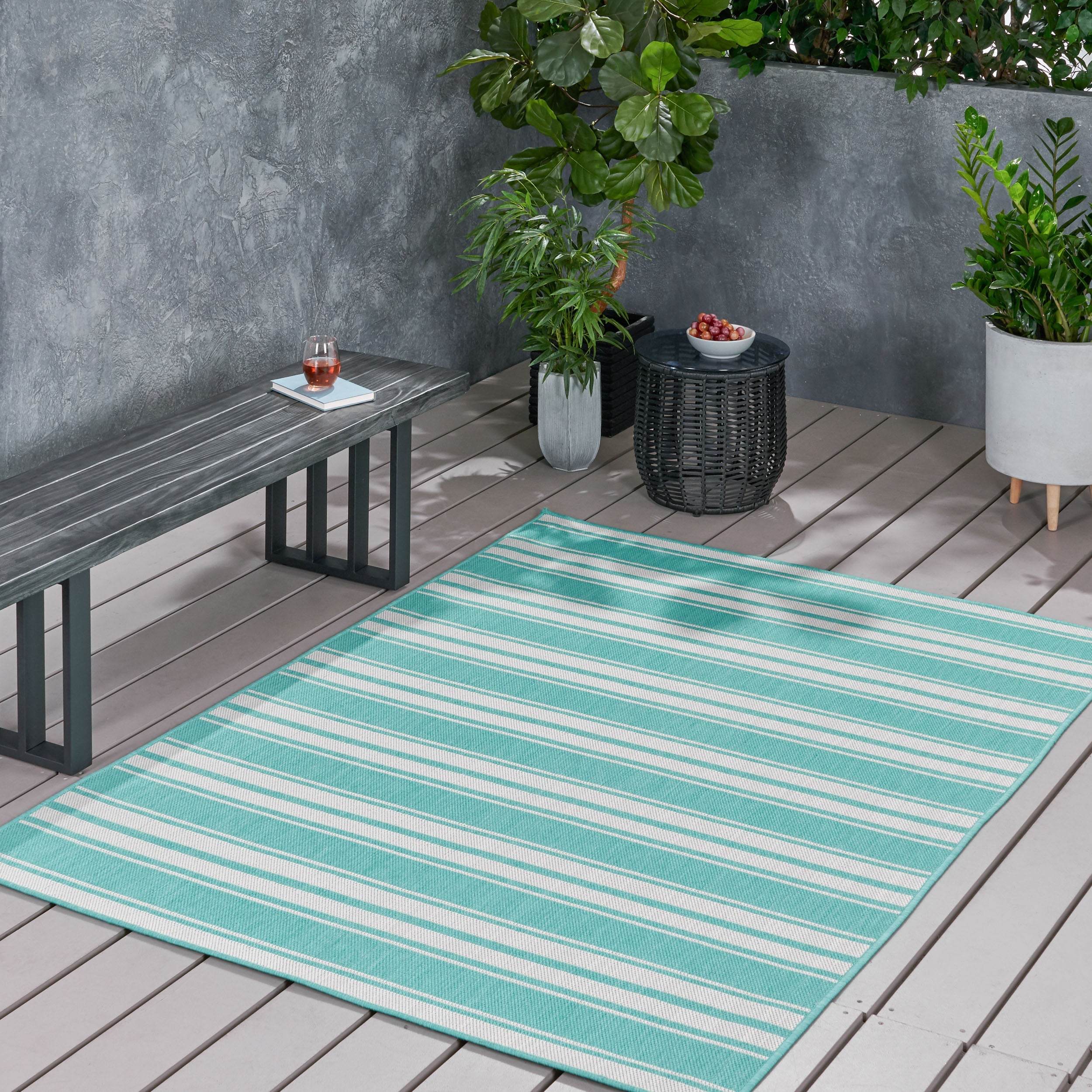 Teal-&-ivory-outdoor-area-rug-5'3'x7'-by-christopher-knight-home-Outdoor-Rugs