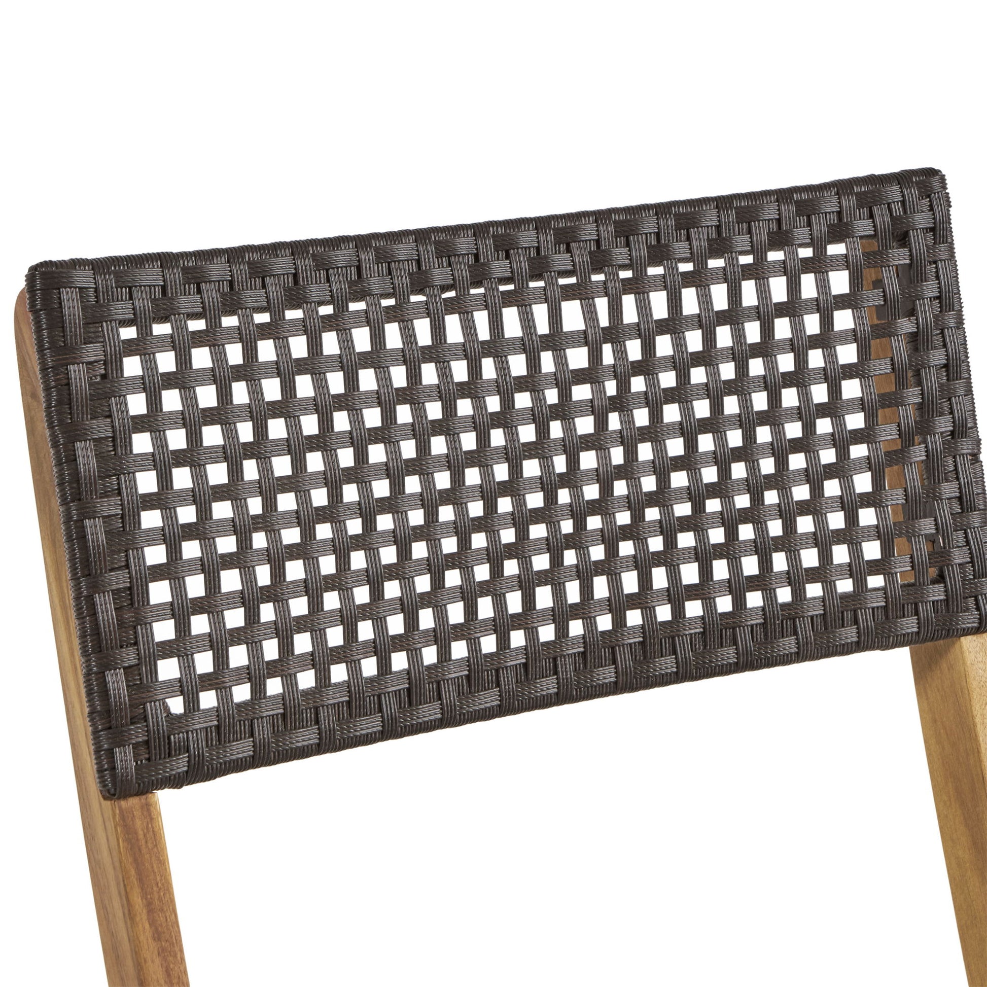 Bistro Foldable Chair With Wicker Backrest - Best Buy Furniture