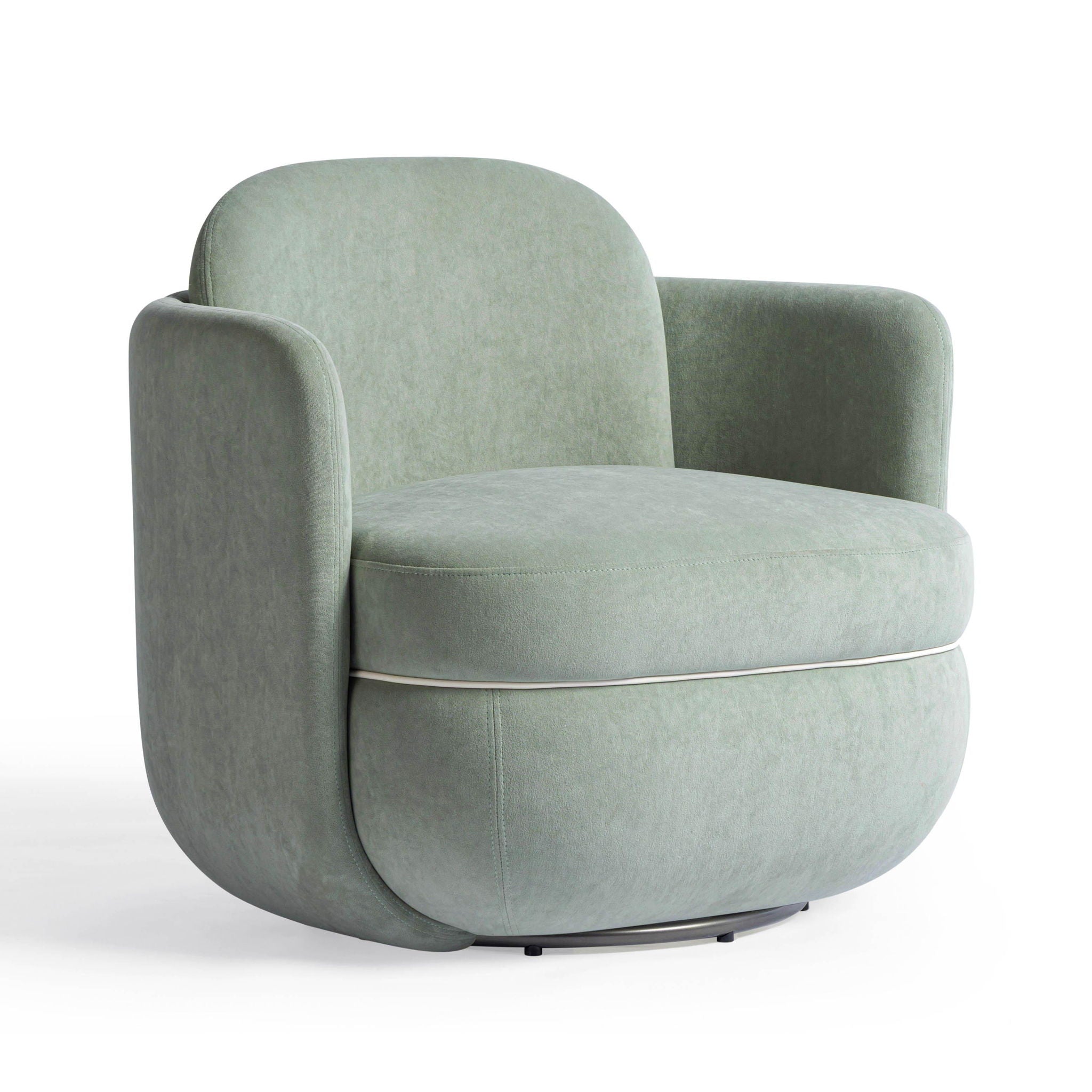 Wolfie - Velvet Swivel Chair