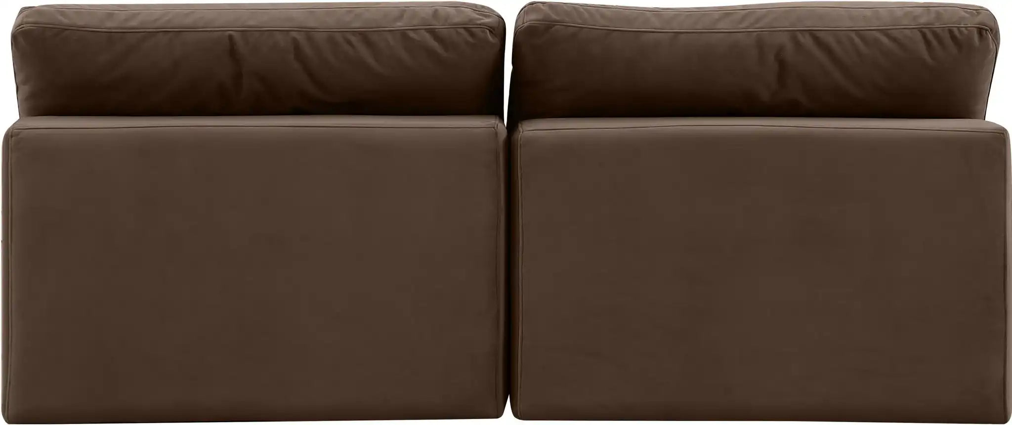 Comfy - Velvet Modular Armless Sofa 2 Seats