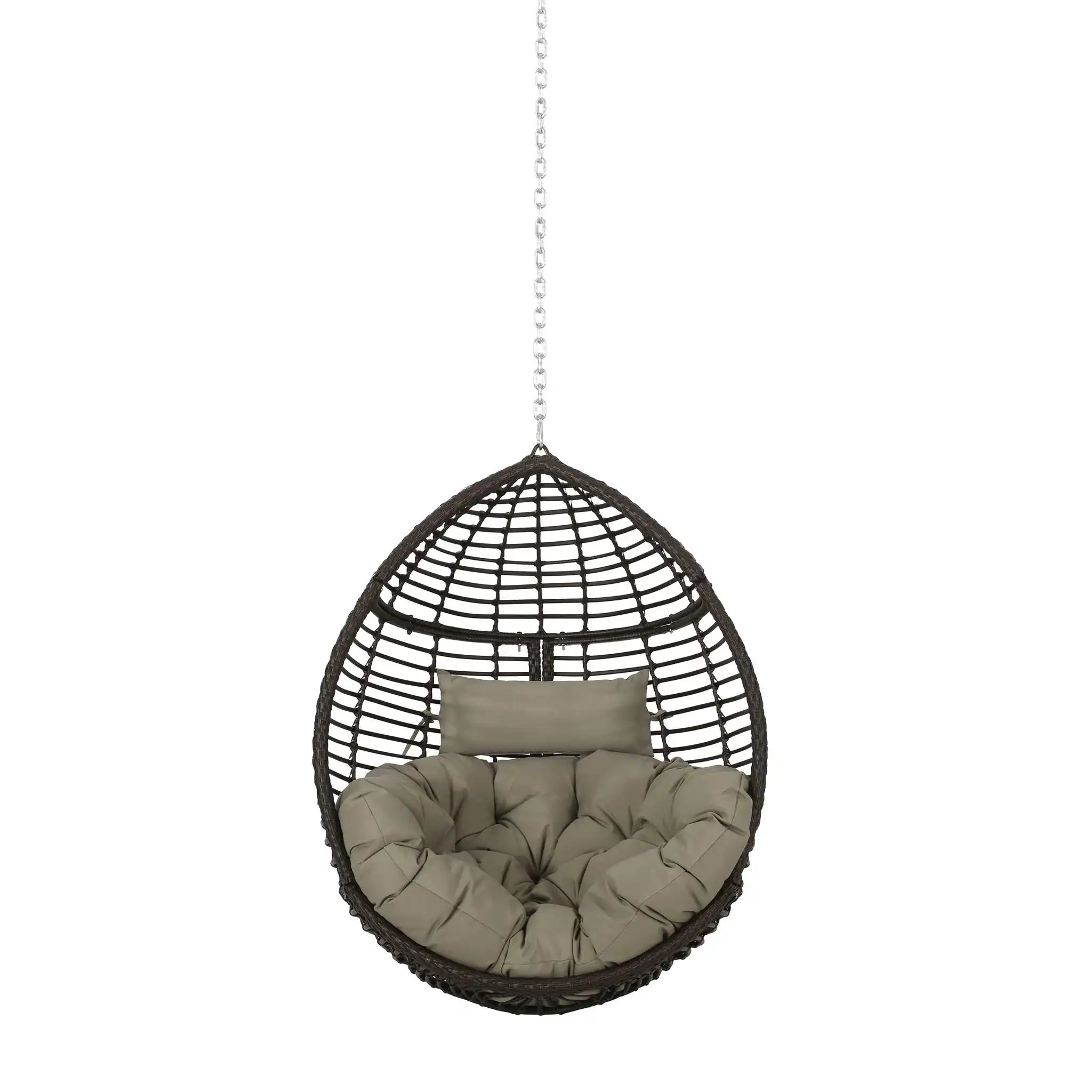 Morris Teardrop - Hanging Chair With Chain And Water Resistant Cushions