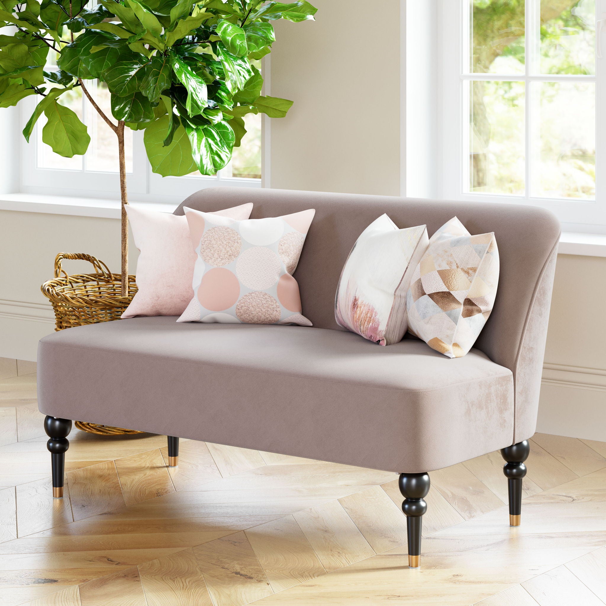 Bintulu - Loveseat - Taupe