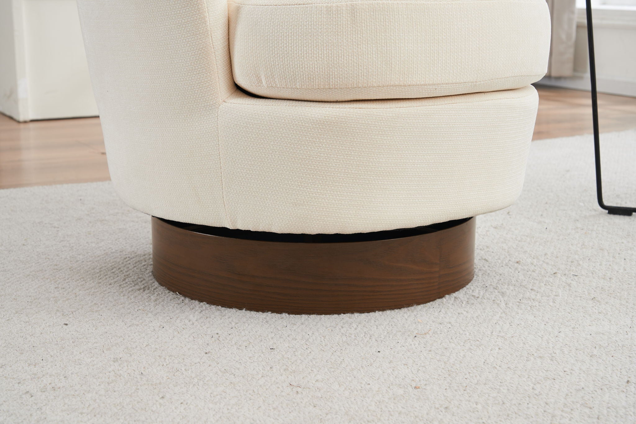 Swivel Accent Chairs Armchair With Stainless Steel Base