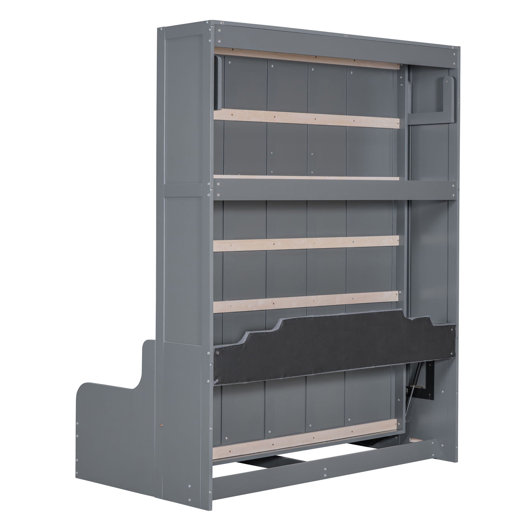 Murphy Wall Bed With Cushion, Space Saving Design, And Construction