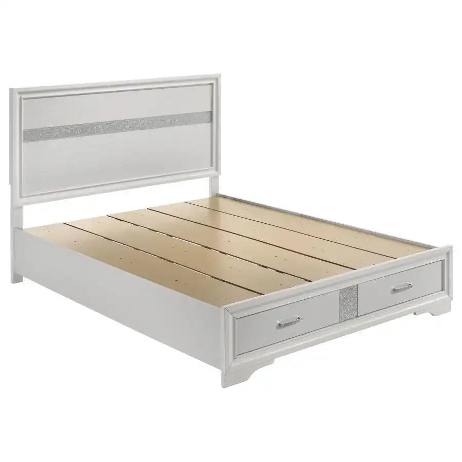 Miranda - Storage Wood Panel Bed