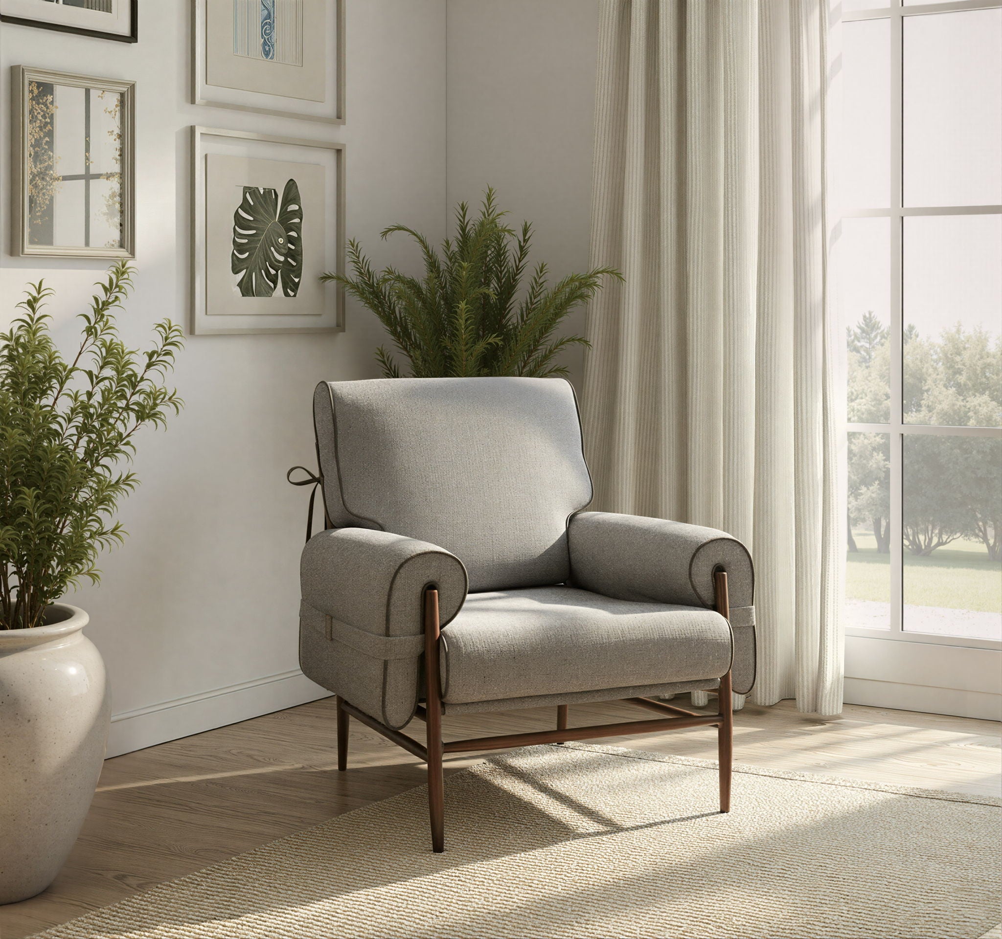 Klem - Accent Chair - Gray