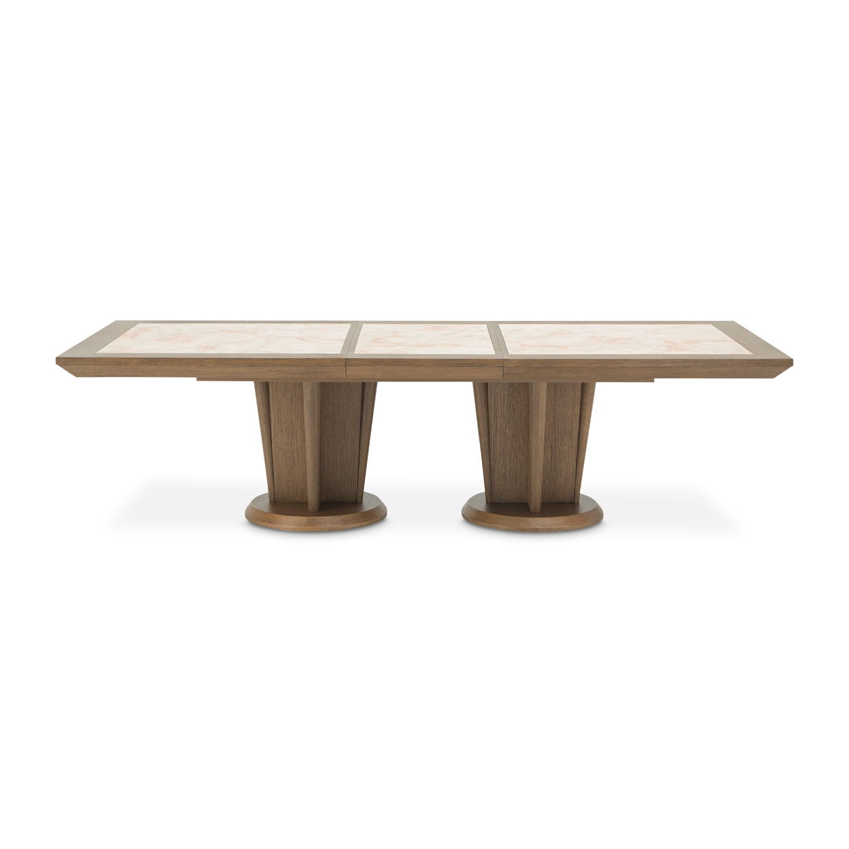 Portrait - Wide Rectangular Dining Table - Sienna Brown