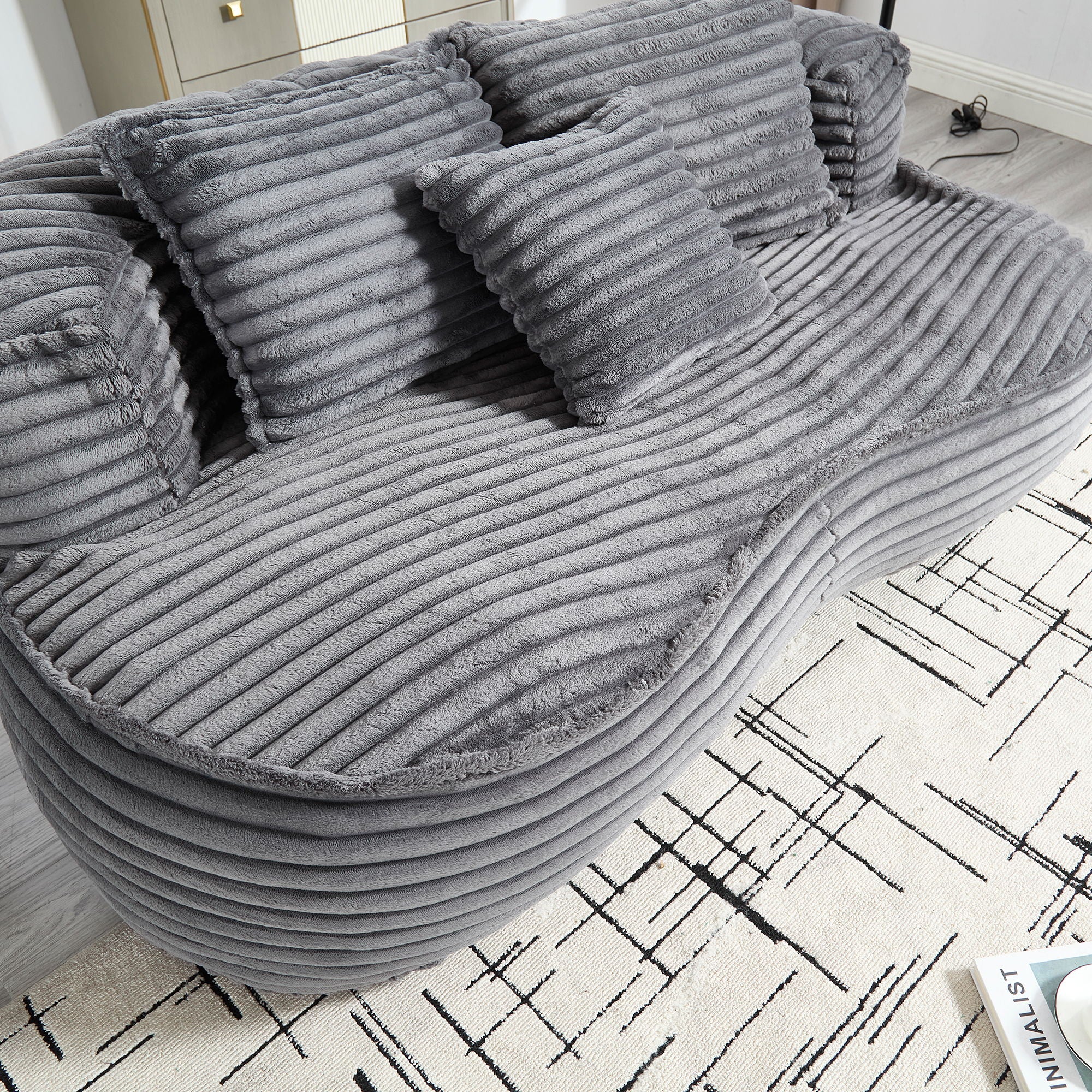 Bean Bag, Lazy Sofa Comfort Lounger High Back Chair