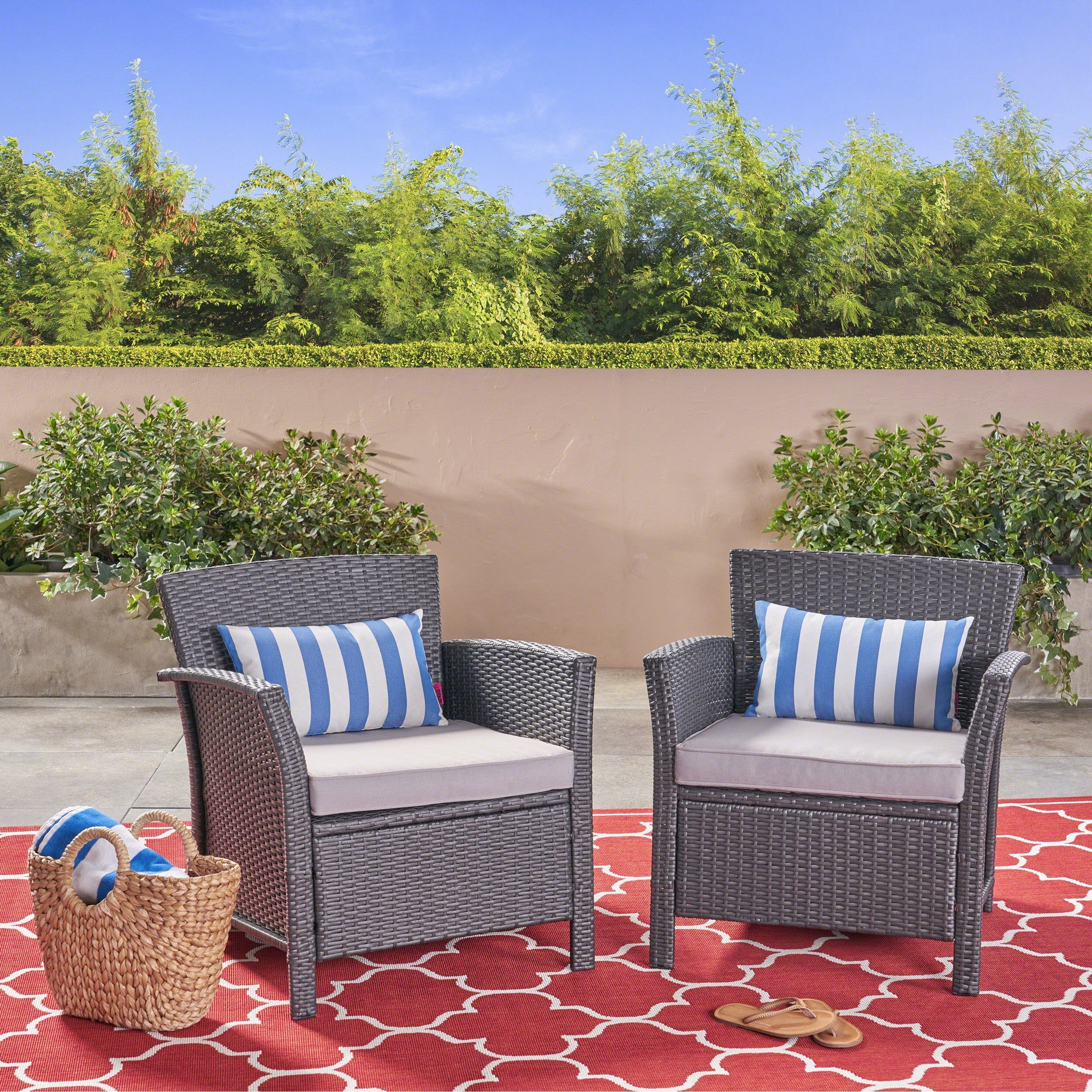 St Lucia Chair Outdoor 2-Piece Chair Set