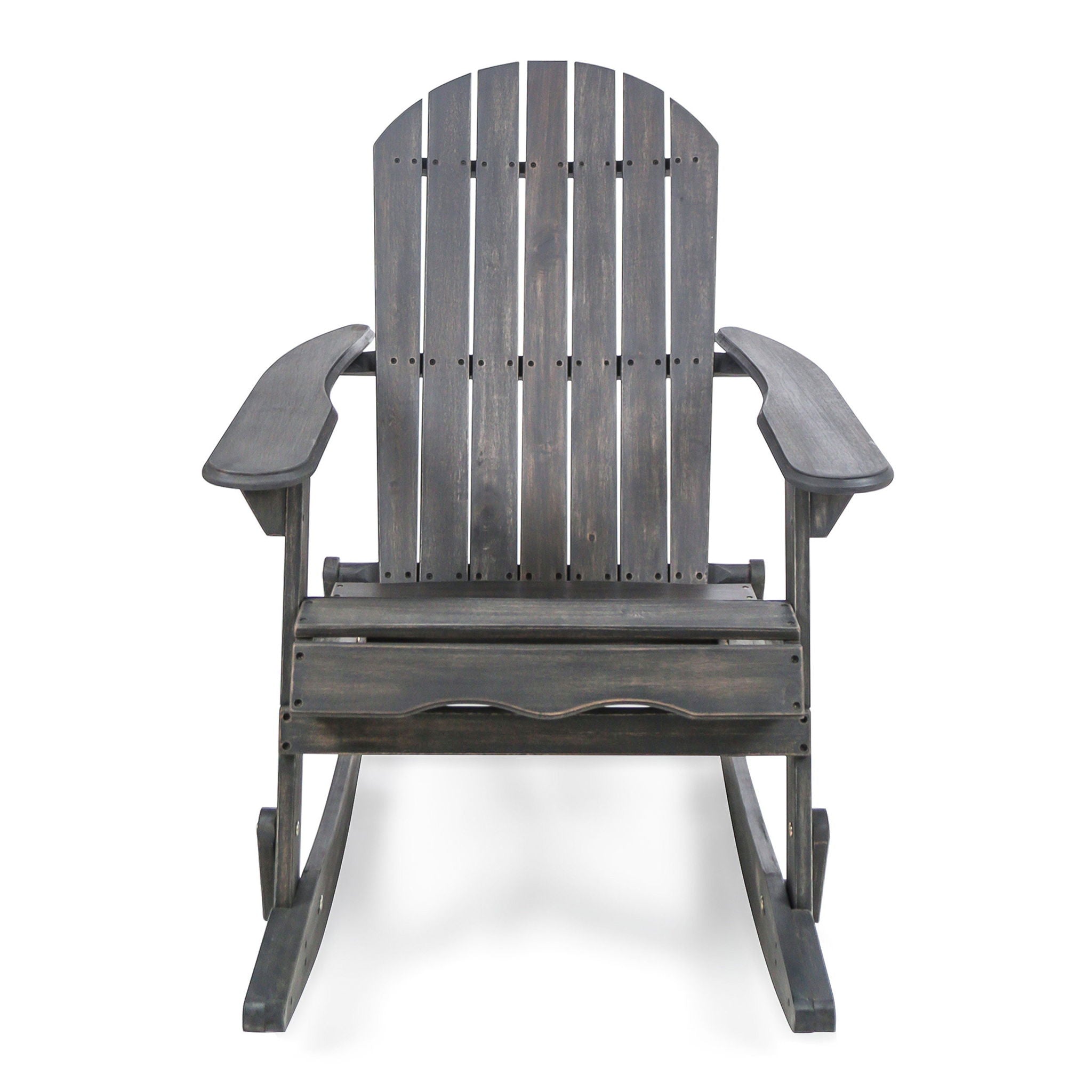 Outdoor Adirondack Rocking Chair With Hand Crafted Details
