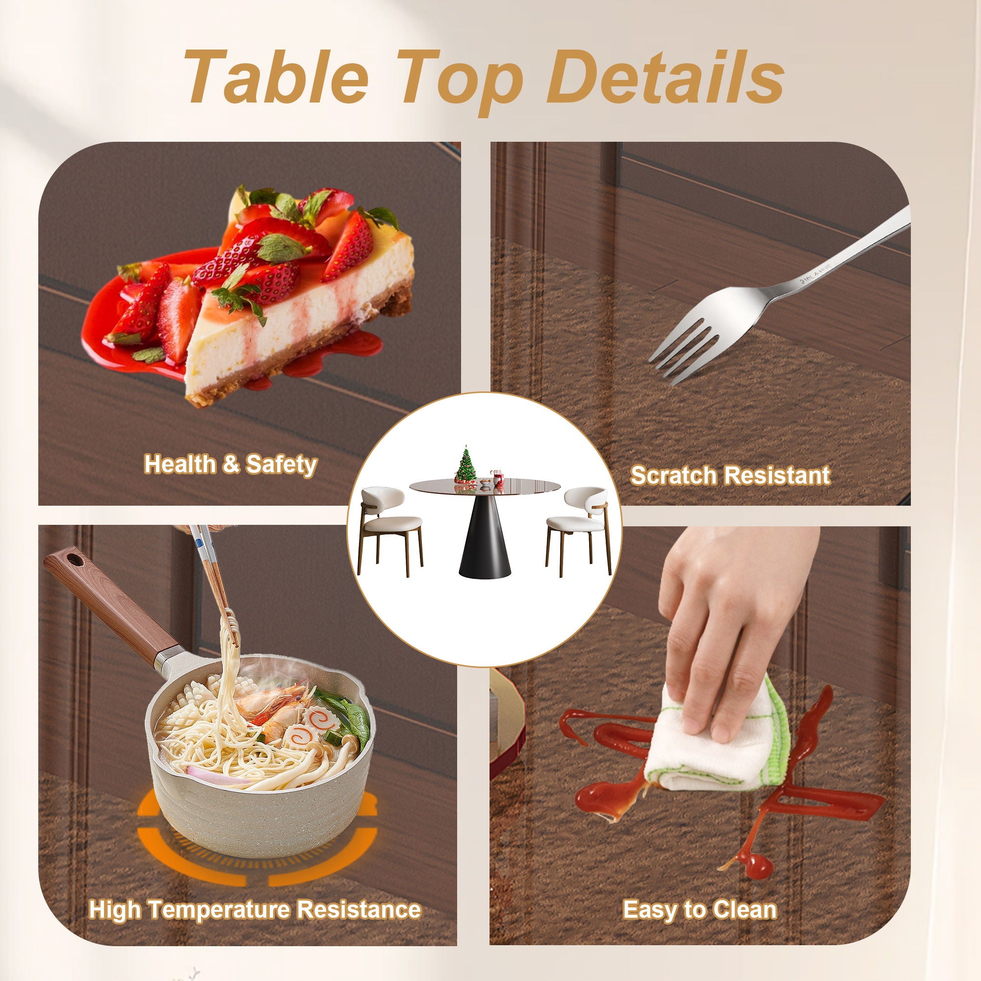 Round Glass Dining Table With Chairs