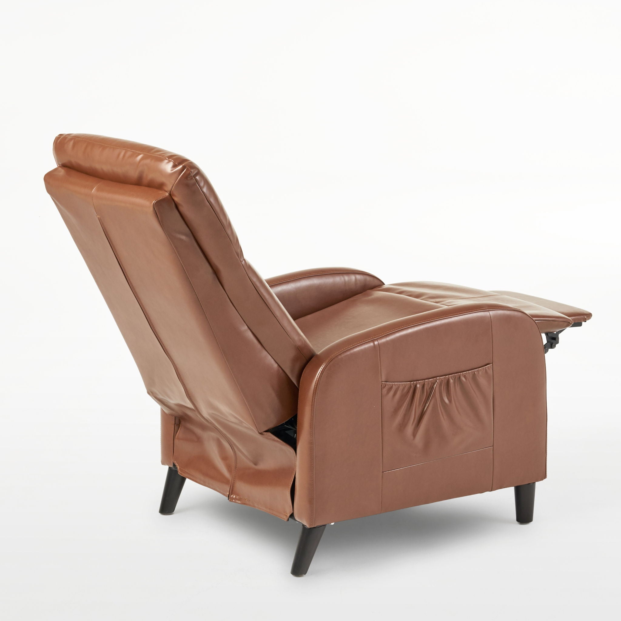 Wide Push Back Standard Recliner - Hazelnut