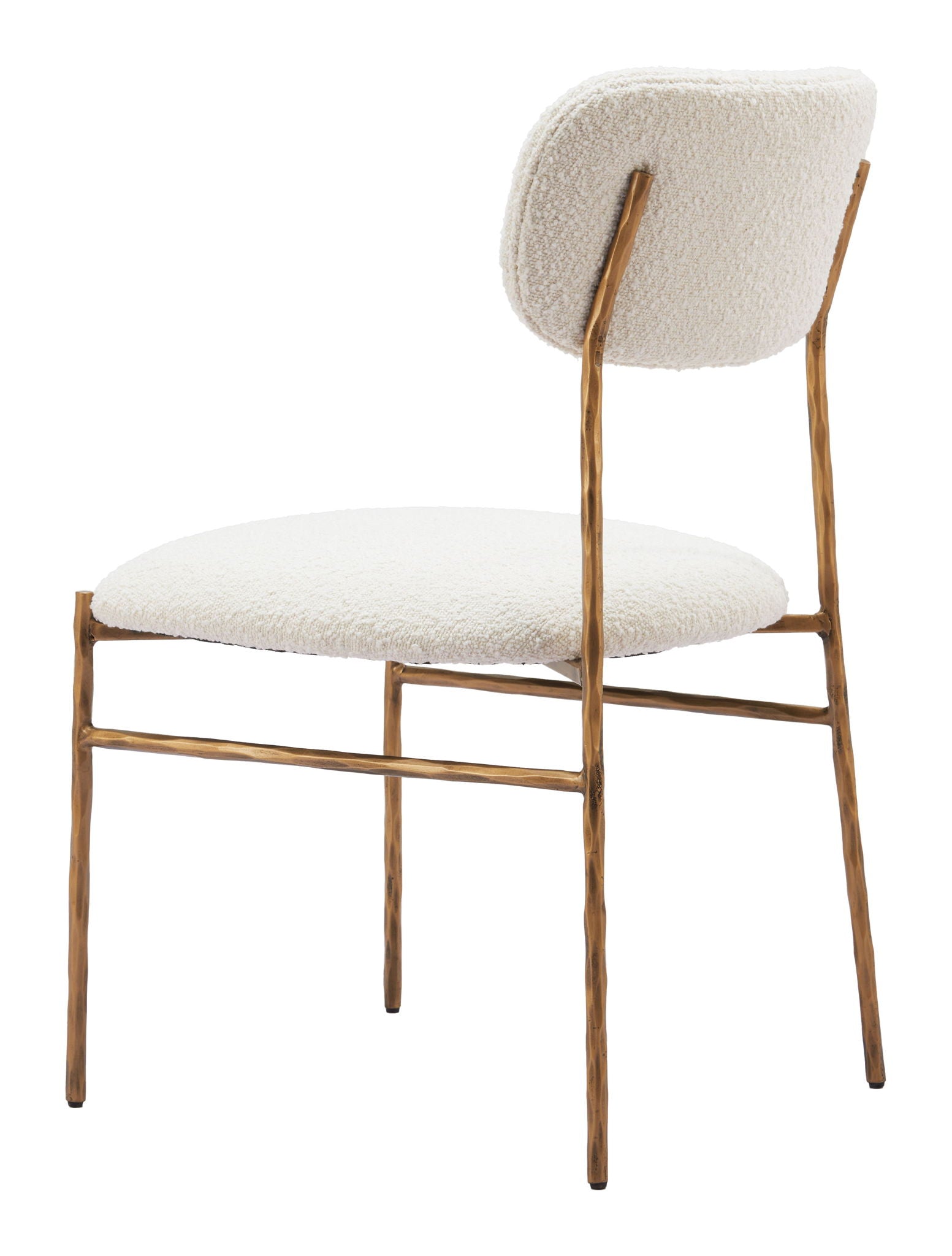 Sydhavnen - Dining Chair - Cream / Gold
