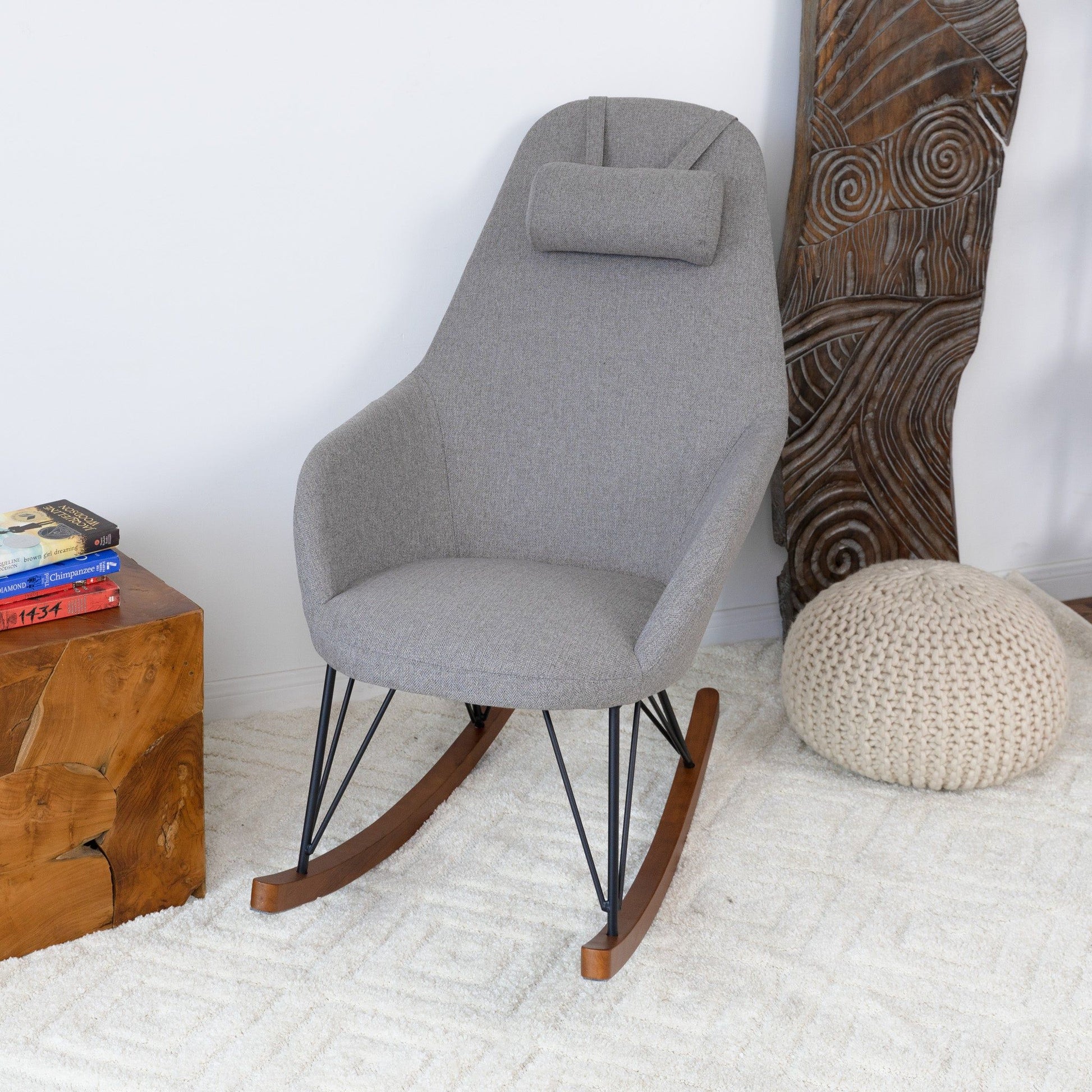 Chloe - Mid Century Modern Rocker Livingroom And Bedroom Chair - Best Buy Furniture