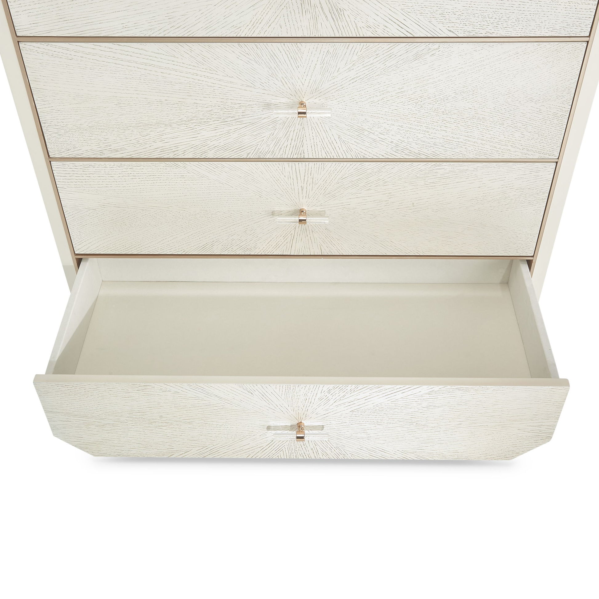 La Rachelle - 5-Drawer Chest - Champagne - Best Buy Furniture
