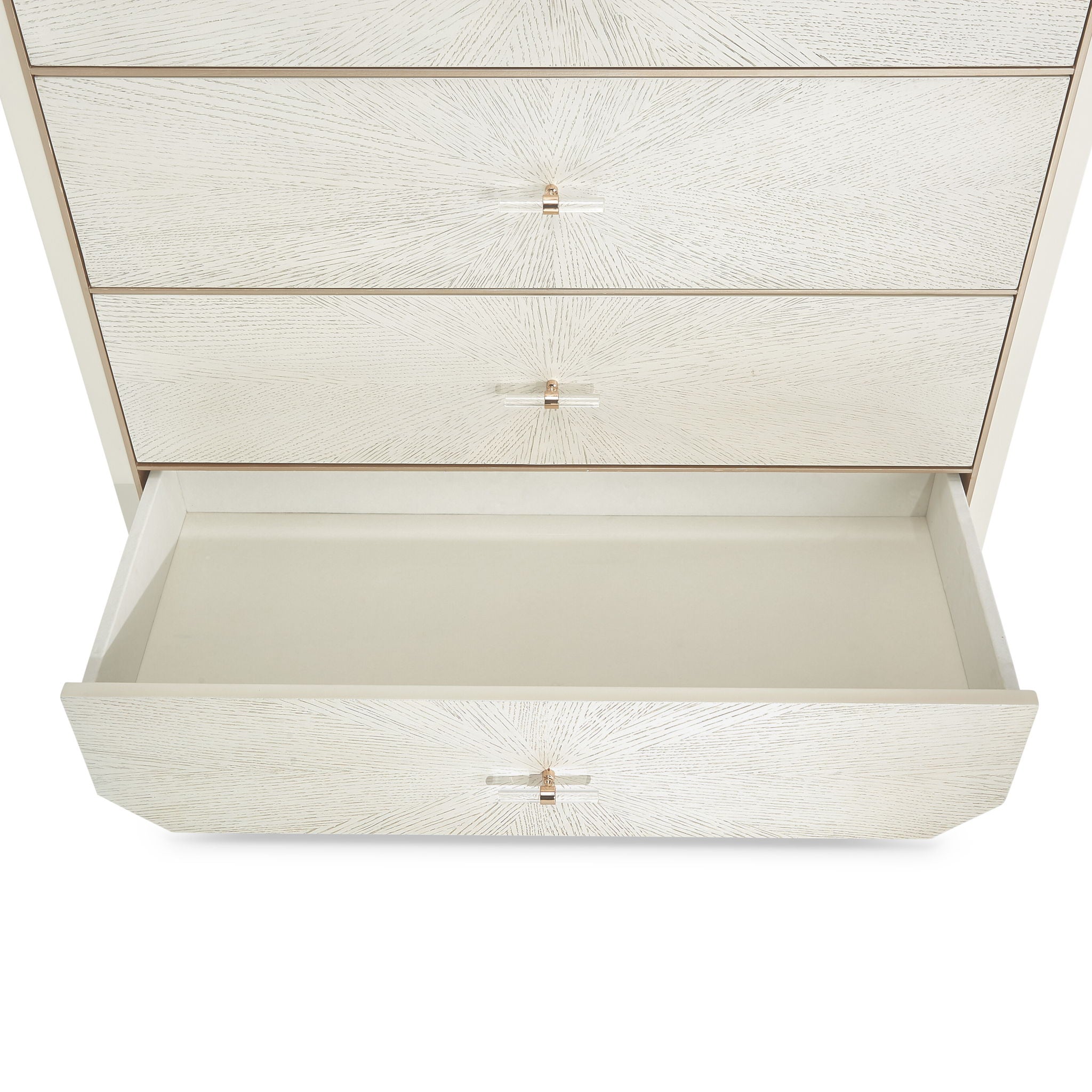 La Rachelle - 5-Drawer Chest - Champagne - Best Buy Furniture