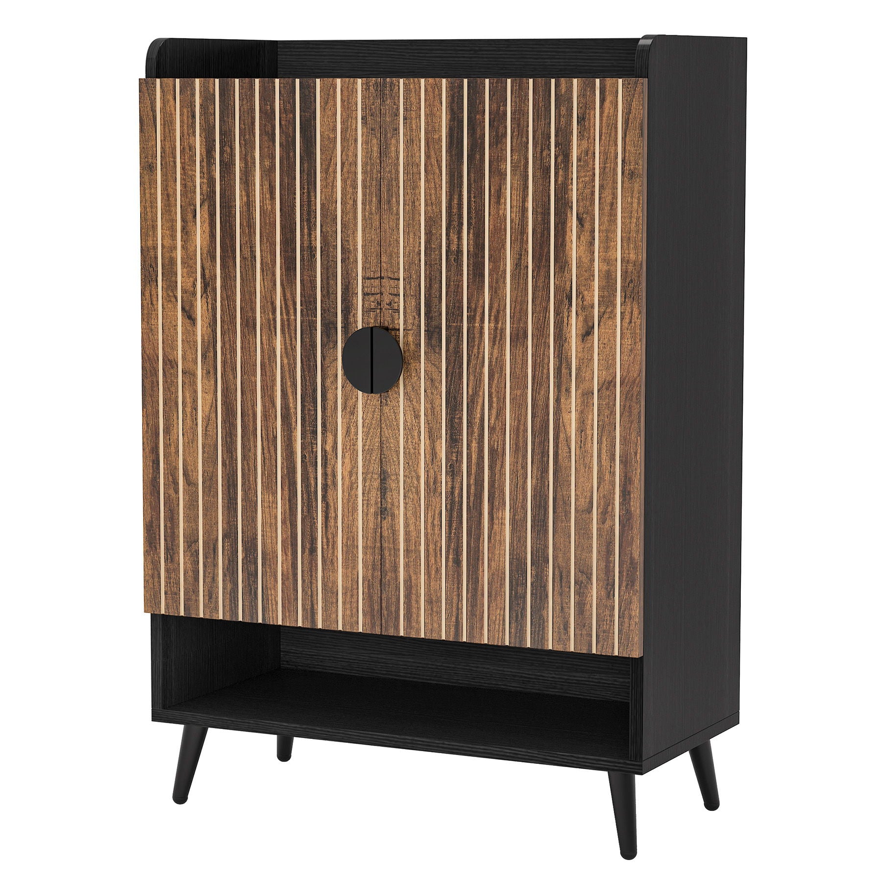 Shoe Cabinet With Doors, 7 Tier Storage Organizer