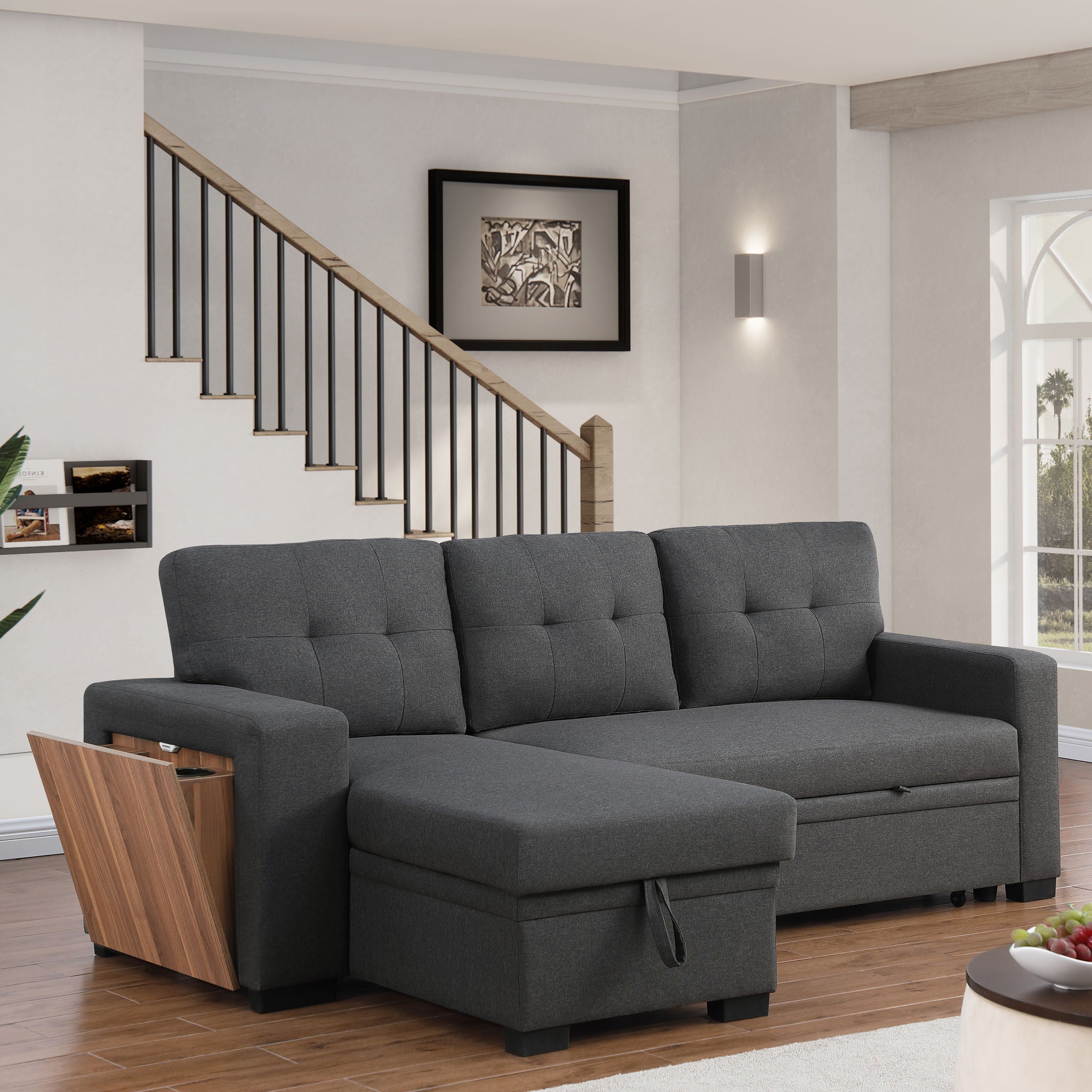 3 Piece Upholstered Sectional