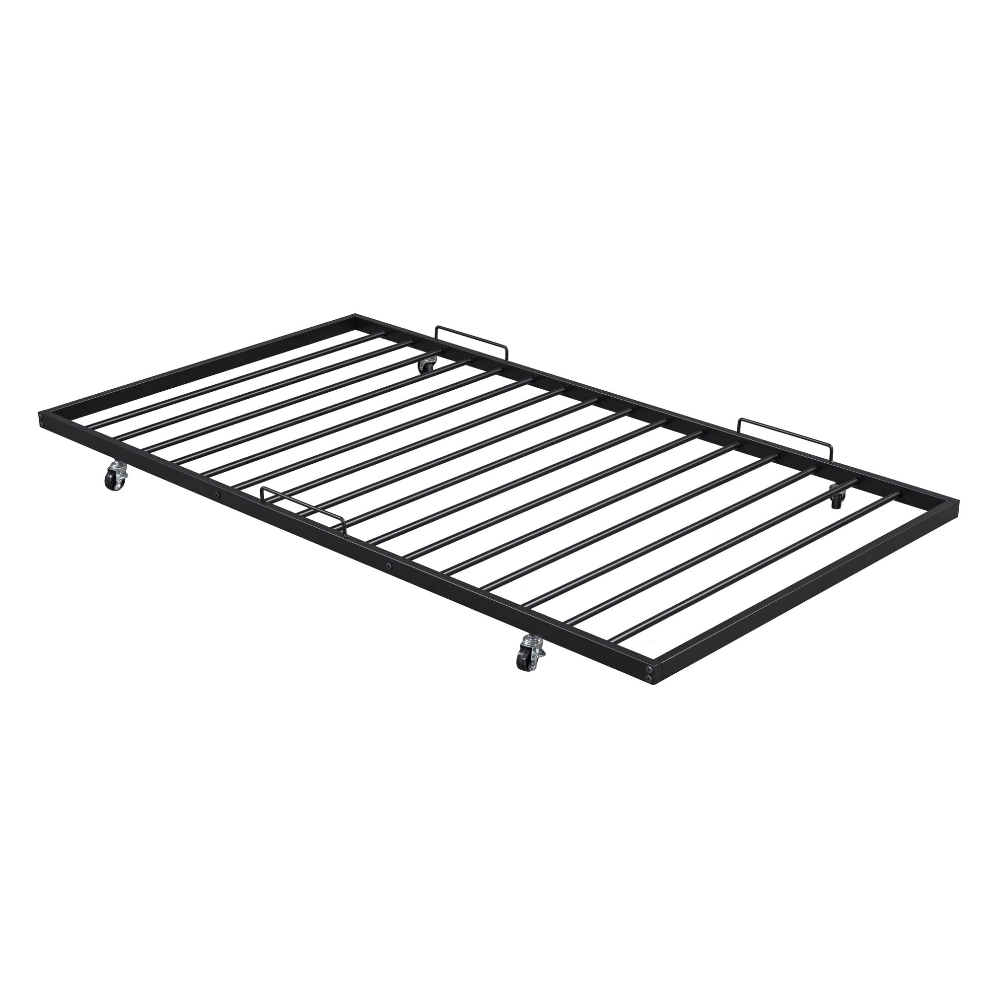 Daybed With Curved Handle Design And Trundle
