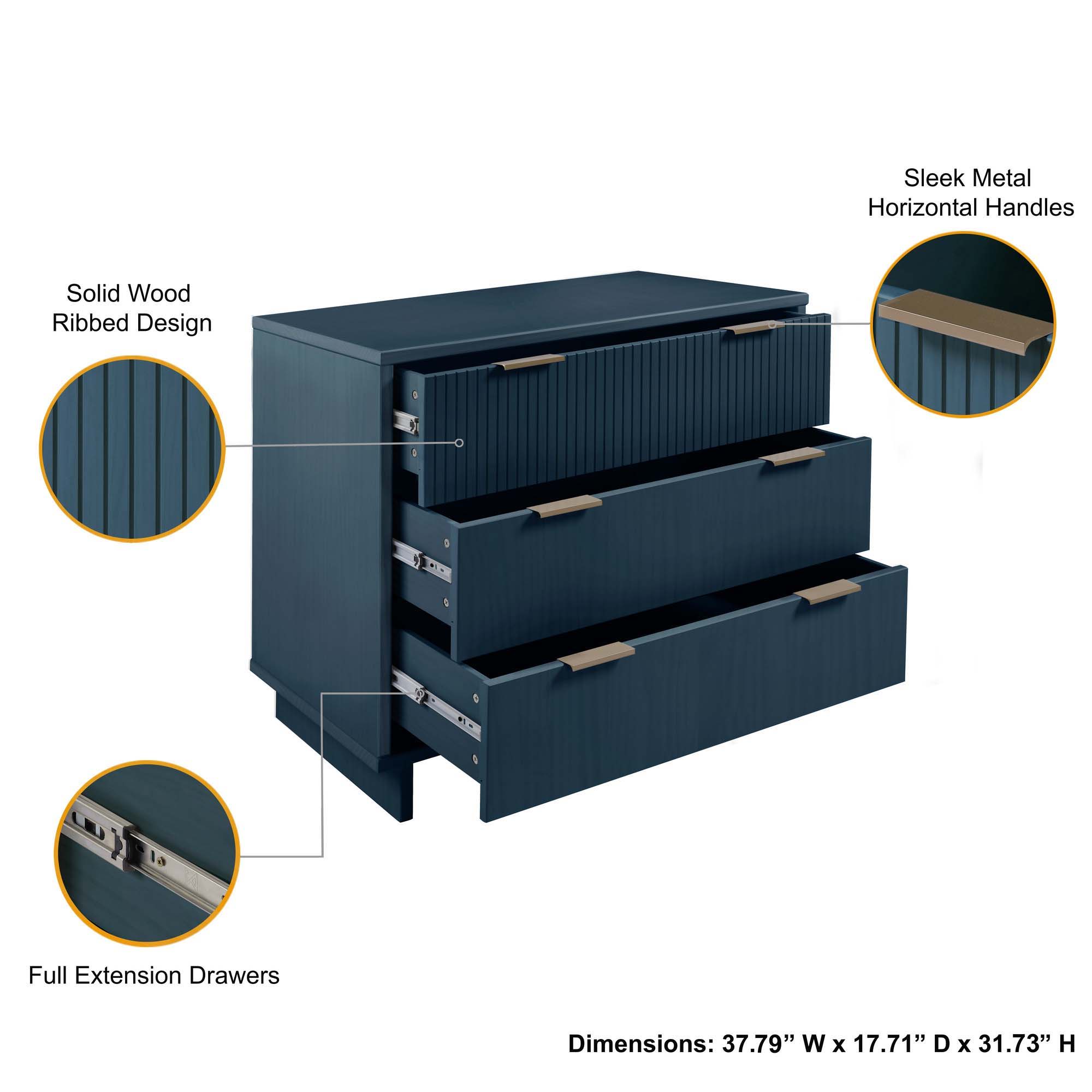 Granville - Dresser With 3 Drawers