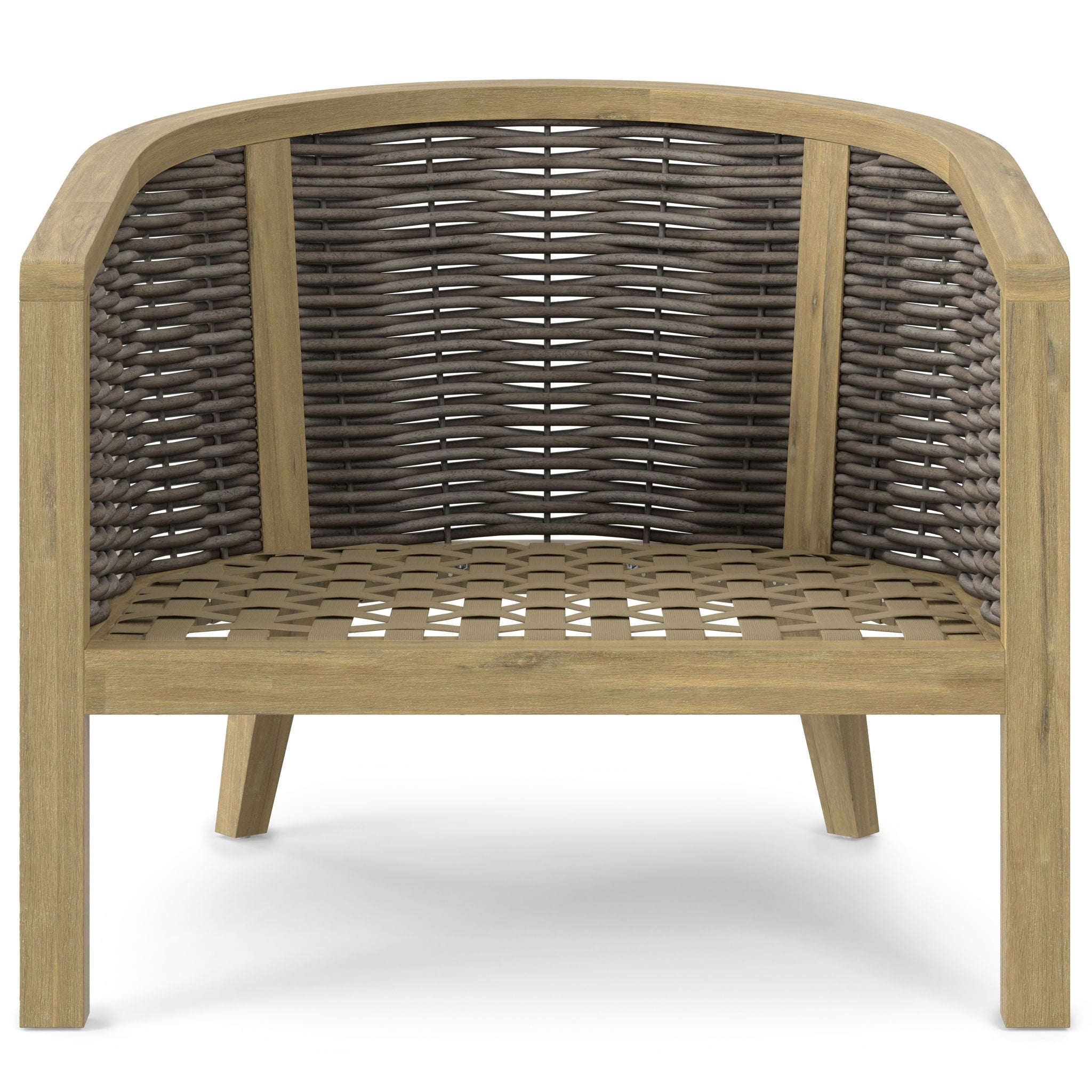 Parkside - Outdoor Conversation Chair (Set of 2) - Natural - Best Buy Furniture