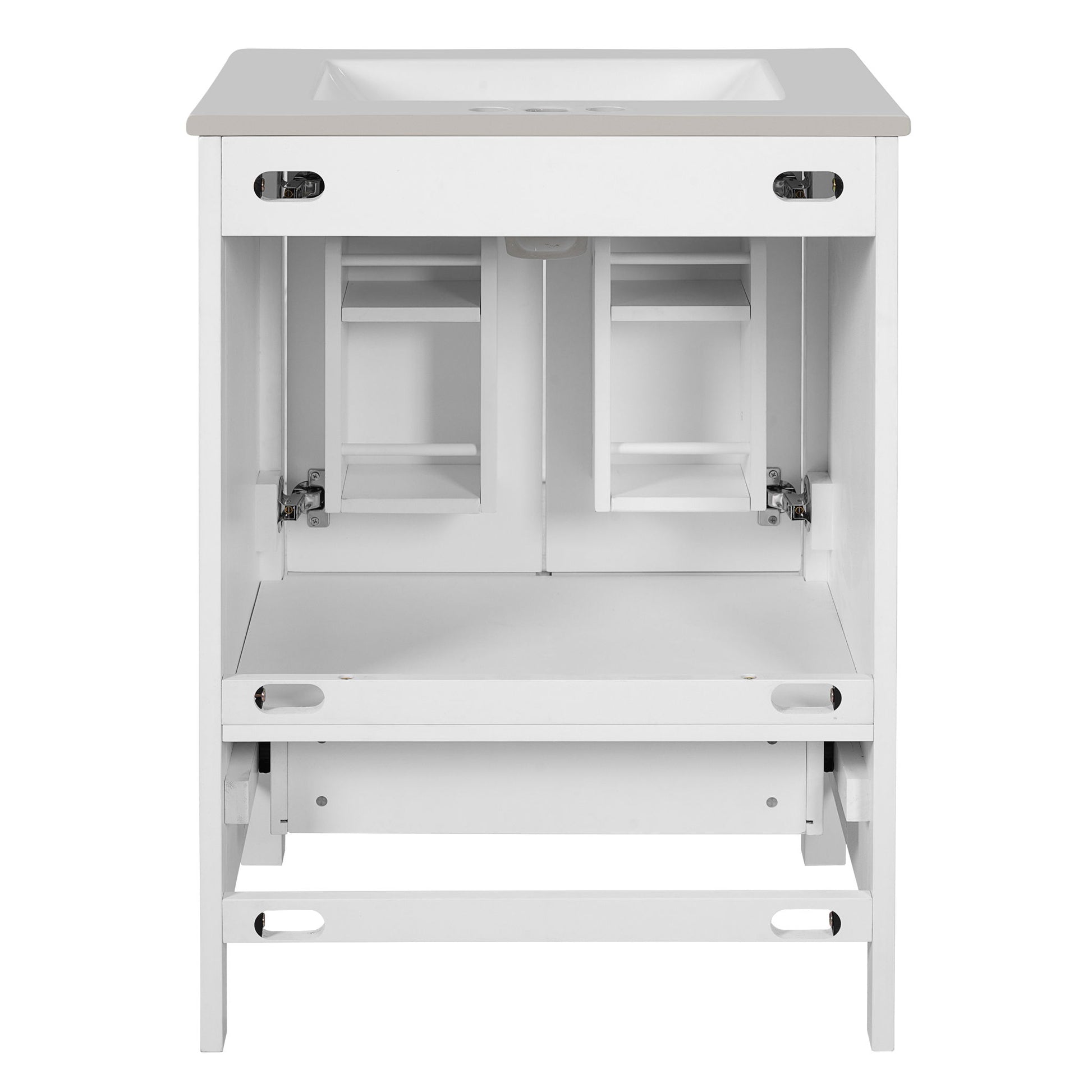 Bathroom Vanity With Integrated Undermount Ceramic Sink, 2 Doors And 1 Drawer, Soft Close Hinges - Best Buy Furniture