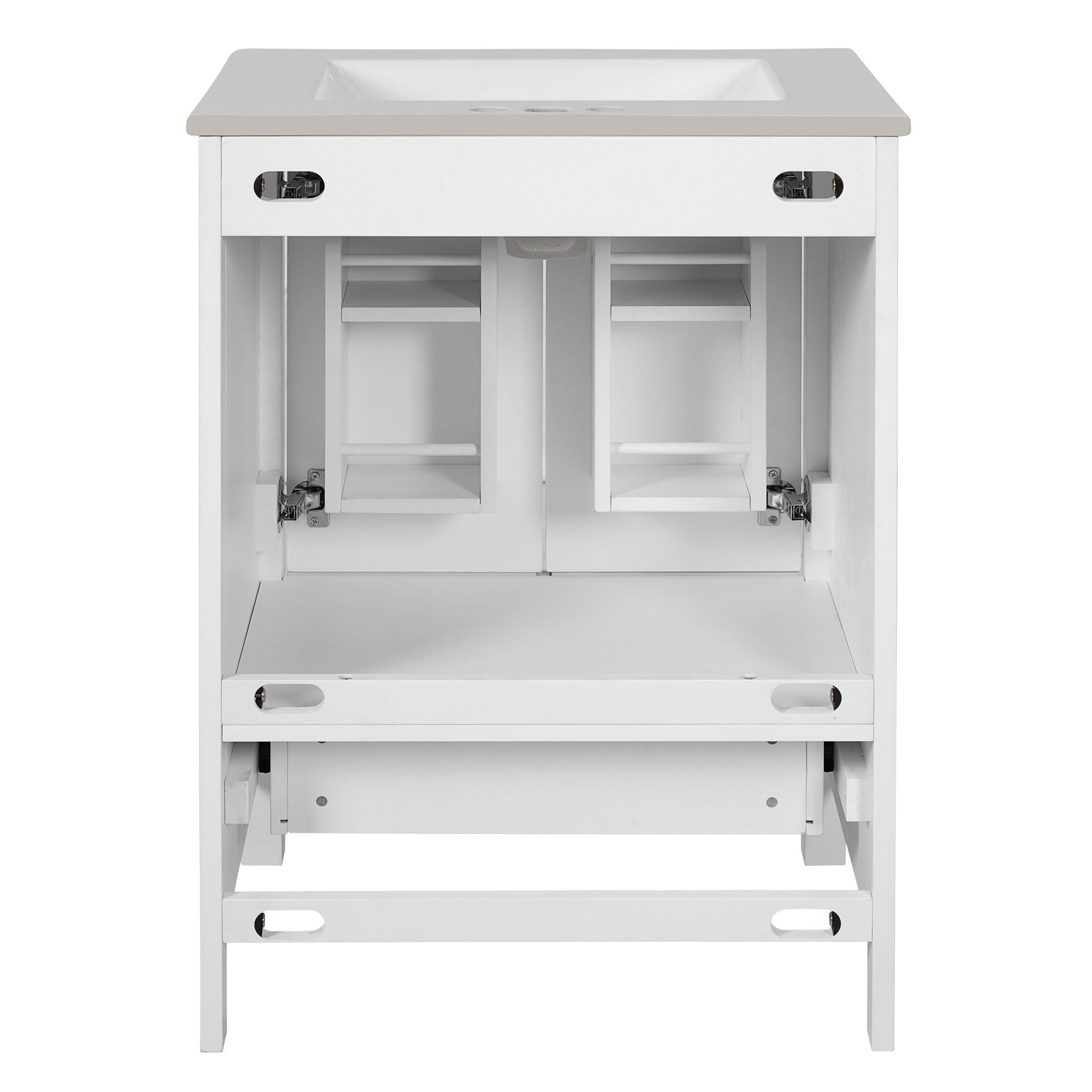 Bathroom Vanity With Integrated Undermount Ceramic Sink, 2 Doors And 1 Drawer, Soft Close Hinges - Best Buy Furniture