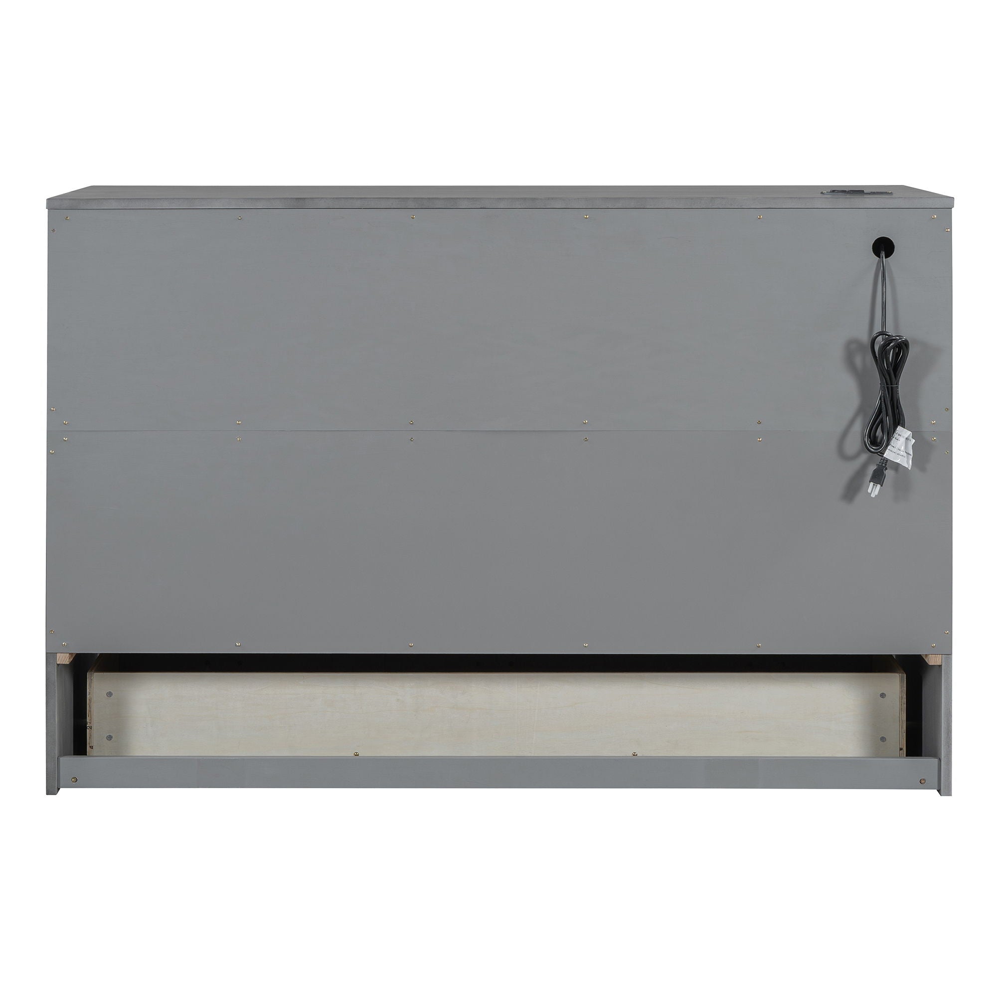 Murphy Bed With Large Drawers And USB Ports