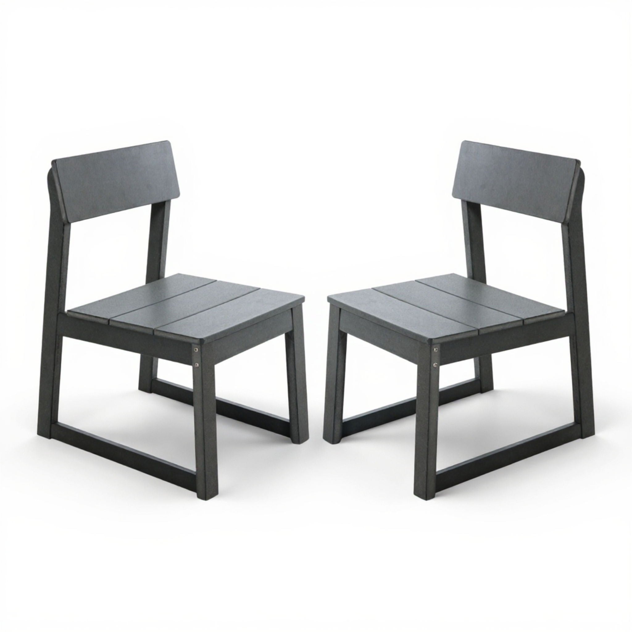 All Weather Patio Dining Chairs (Set of 2)