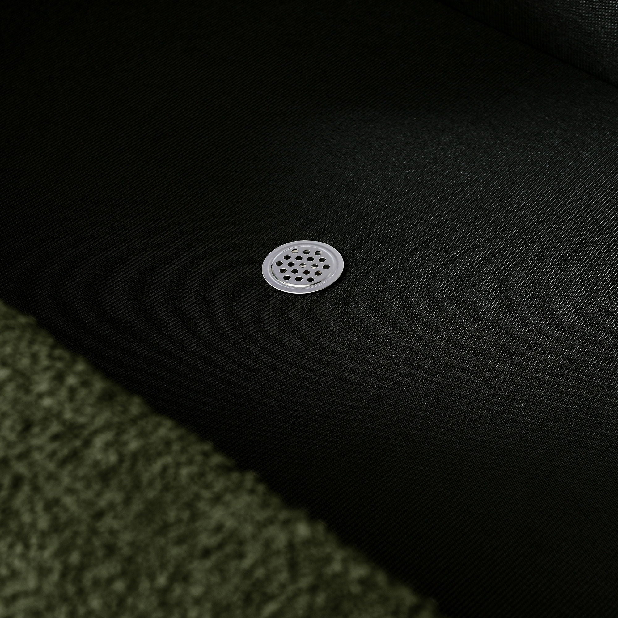 Ottoman Oval Storage Bench With Rubber Wood Legs