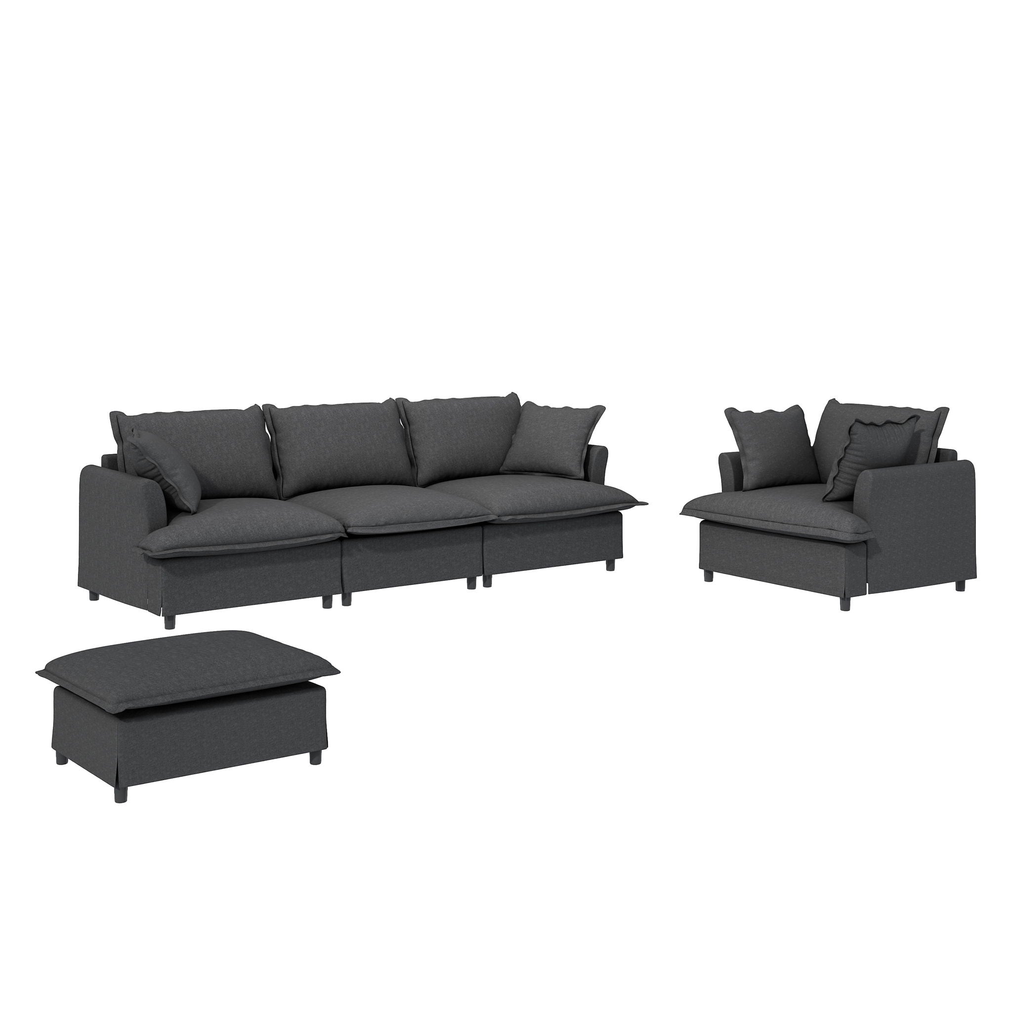 Ottoman Module For Modular Sectional Sofa Wide Seat