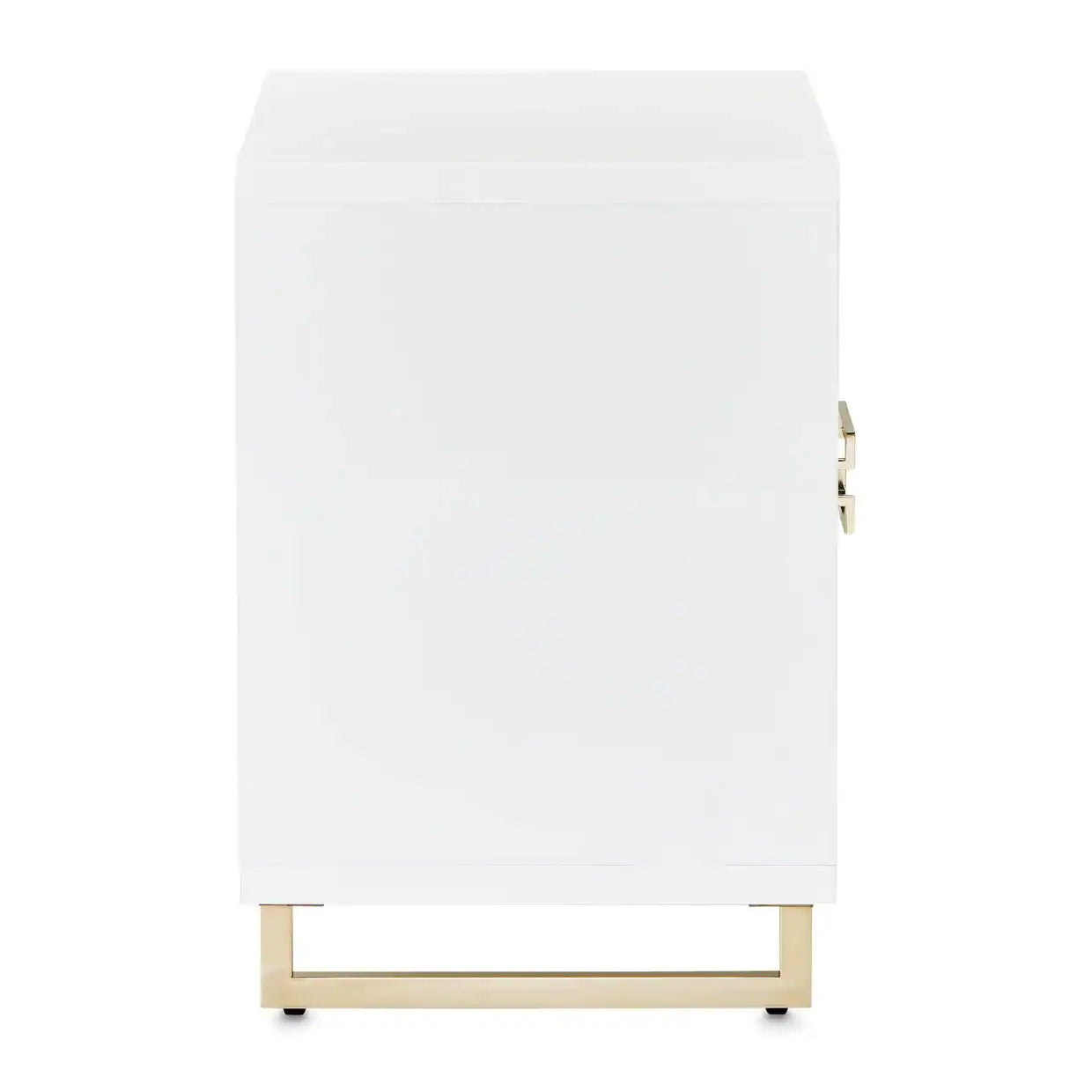 Palm Gate - Nightstand - Cloud White