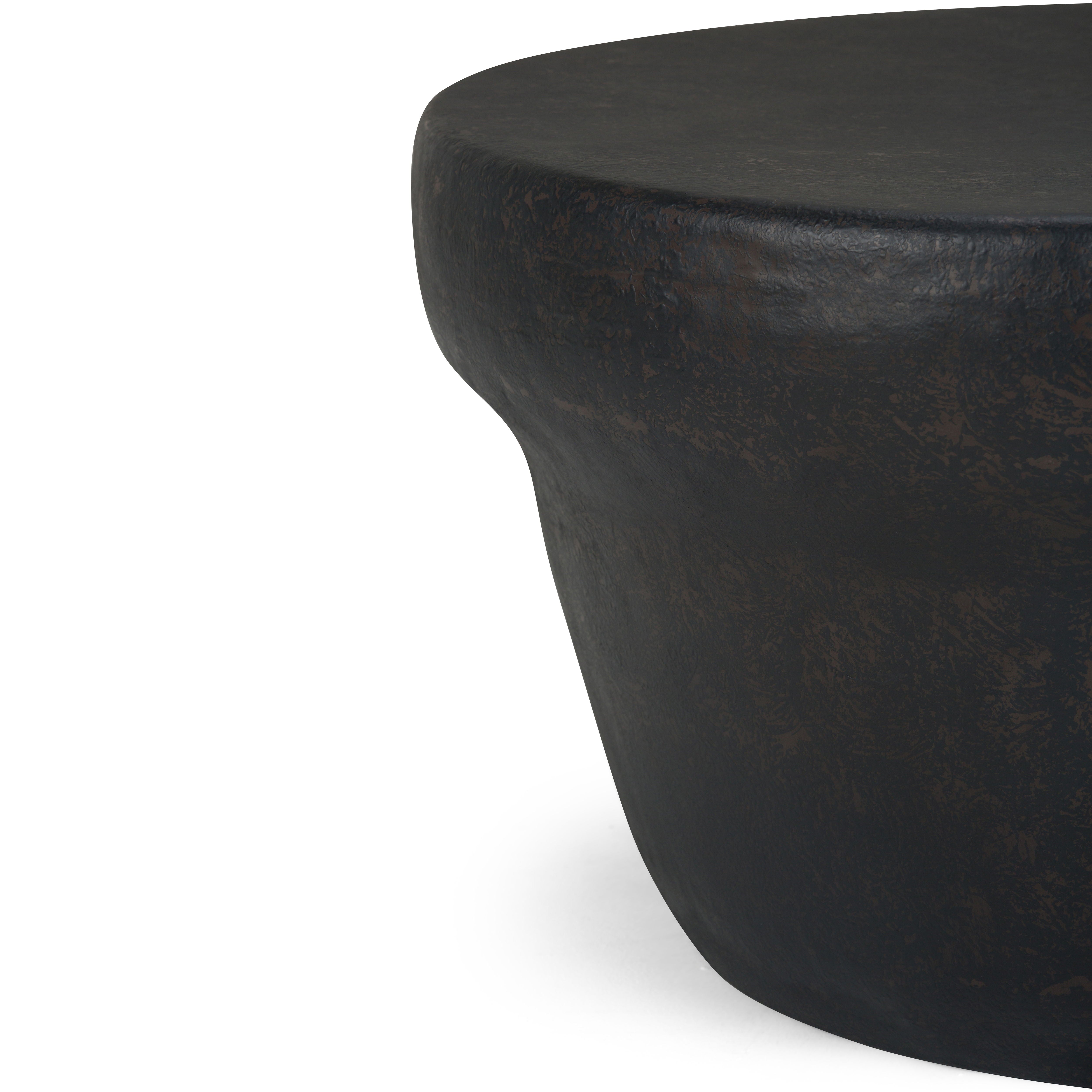 Garvy - Metal Coffee Table - Rustic Bronze - Best Buy Furniture