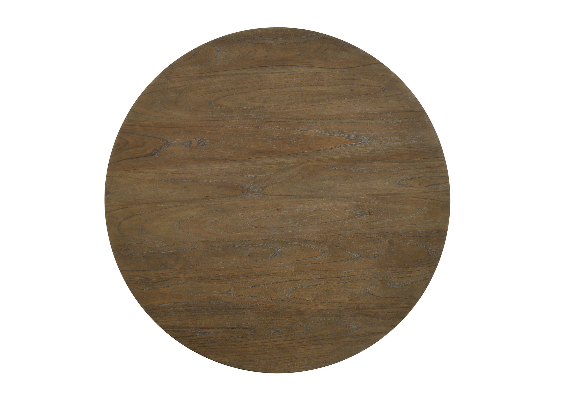 Parfield - Weathered Round Dining Table - Oak - Best Buy Furniture