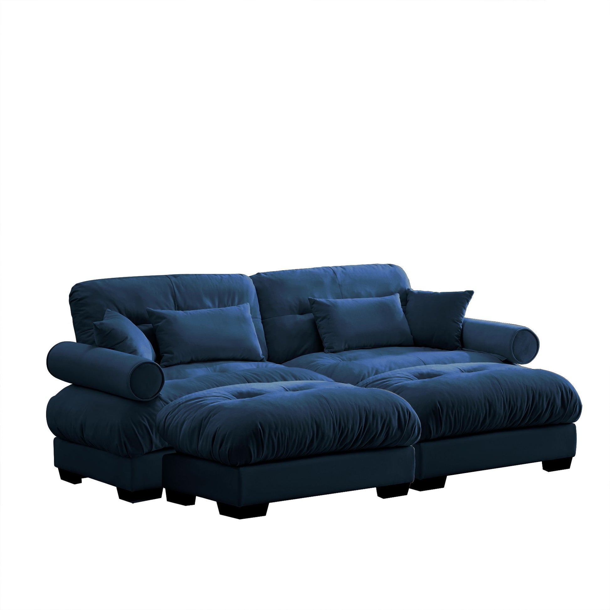 Super Comfort Oversized Modular Sectional Sofa With Movable Ottoman - Best Buy Furniture