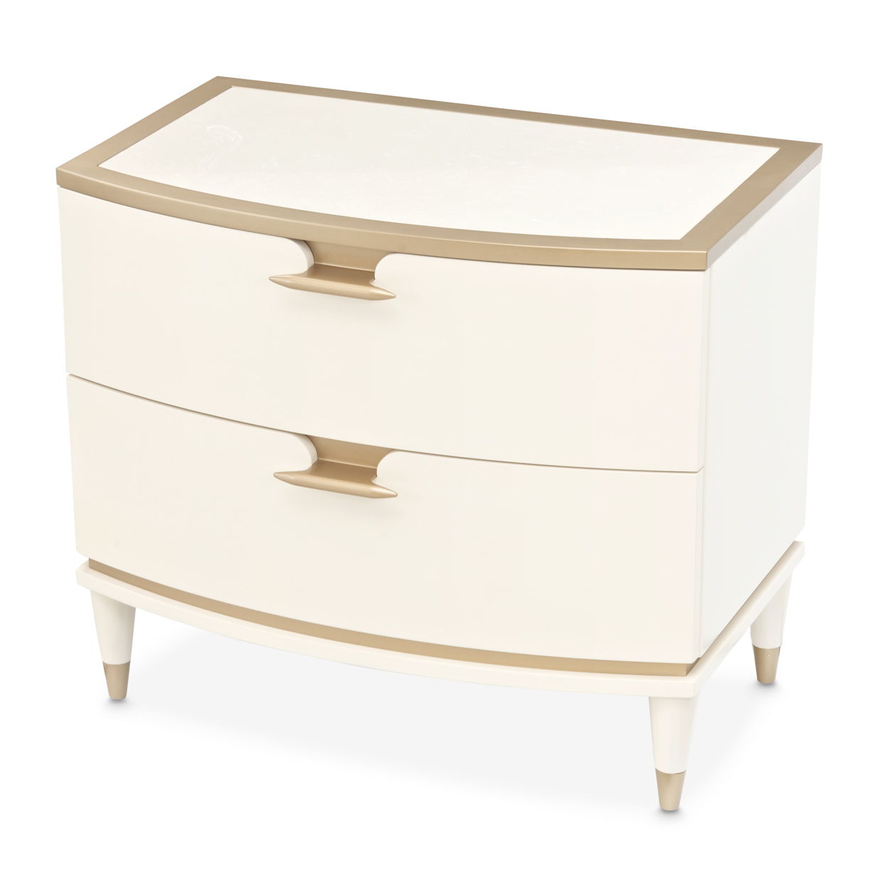La Terrazza - Large Nightstand - Creamy Pearl