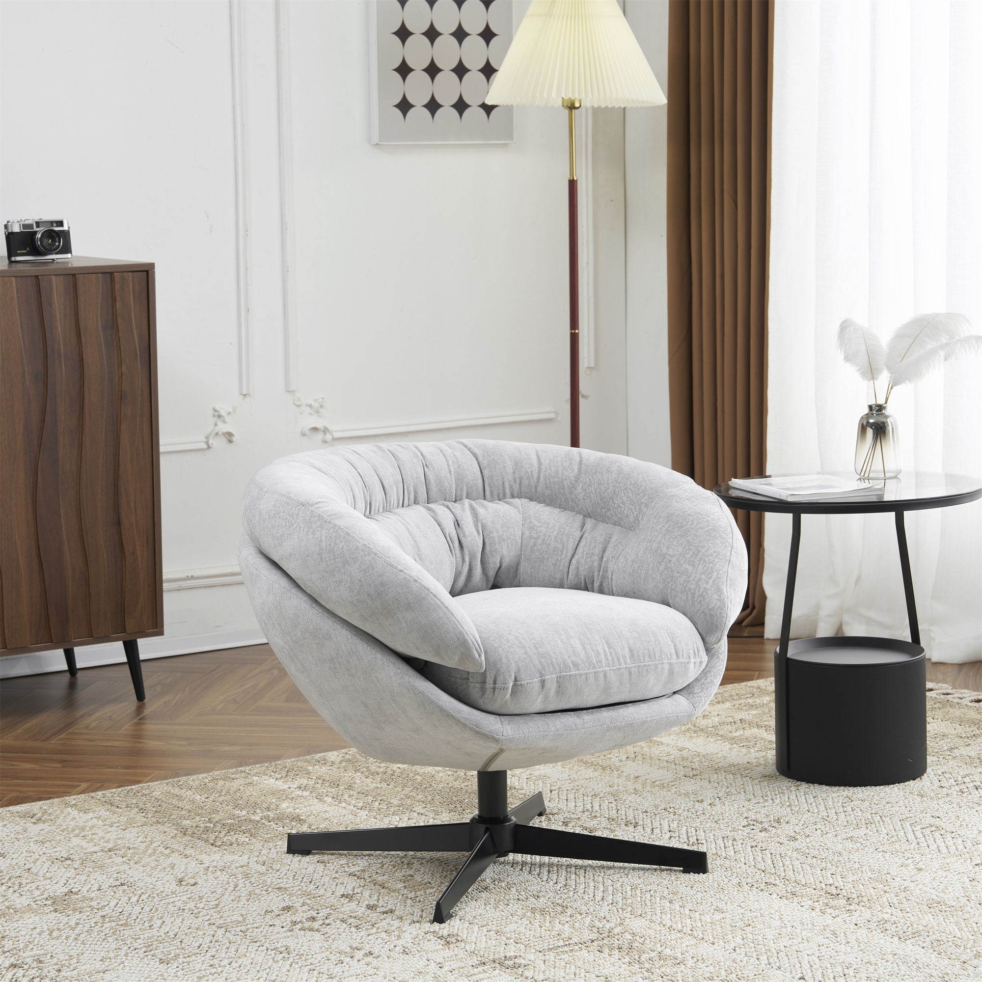 Modern Office Chair With 360 Degree Swivel