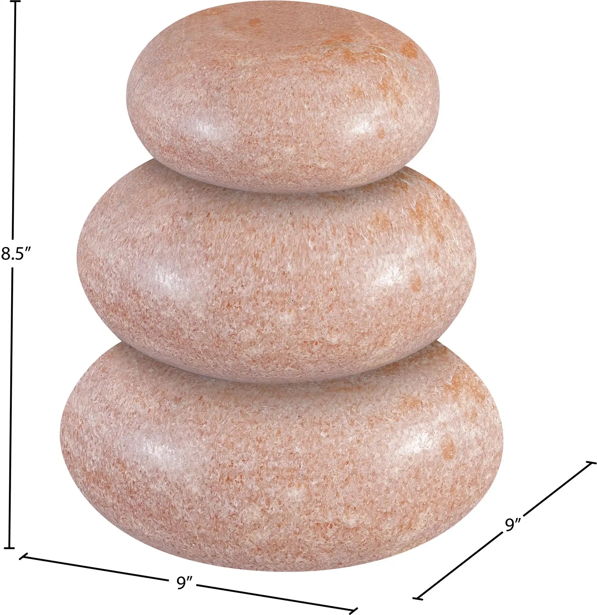 Pumpkin - 3 Piece Marble Decorative Object
