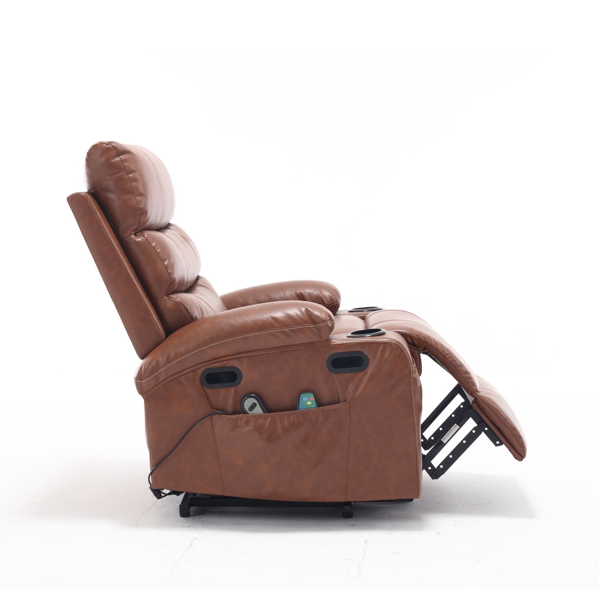 Cozy Electric Power Lift Recliner Chair Sofa For Elderly With Vibration Massage And Lumbar Heat
