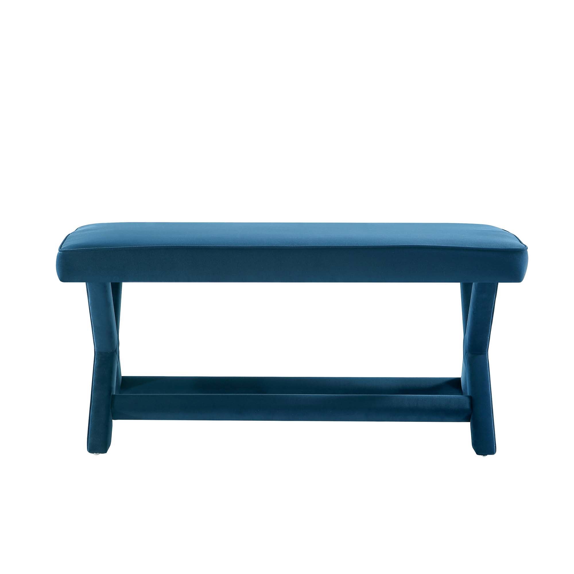 Abigail - Accent Bench With Piped Cushion