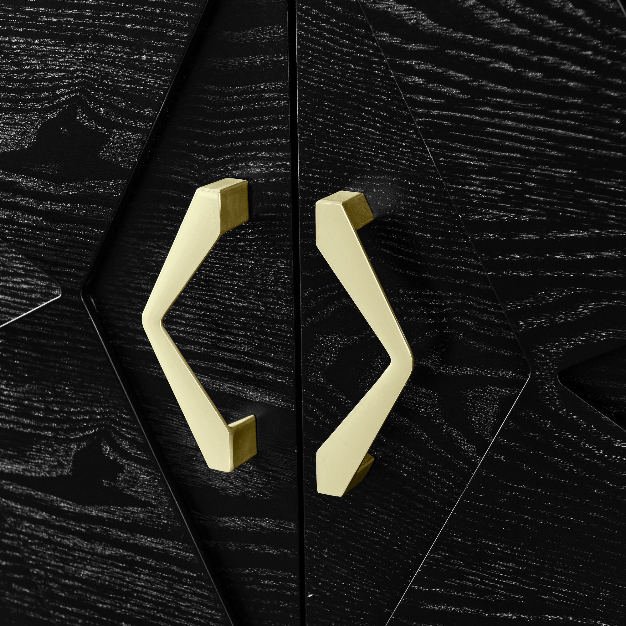 60" Mid Century Modern Sideboard Buffet Cabinet with Storage