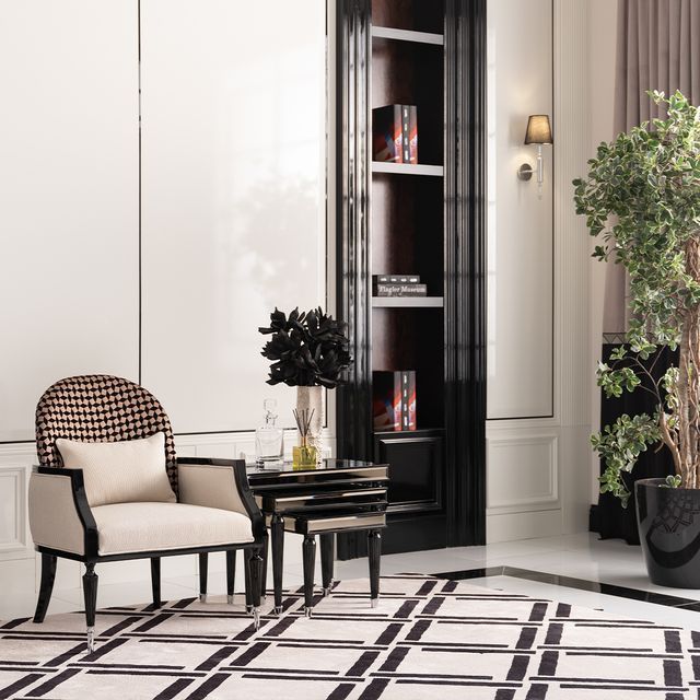 La Francaise - Nesting Tables (Set of 3) - Black Ice