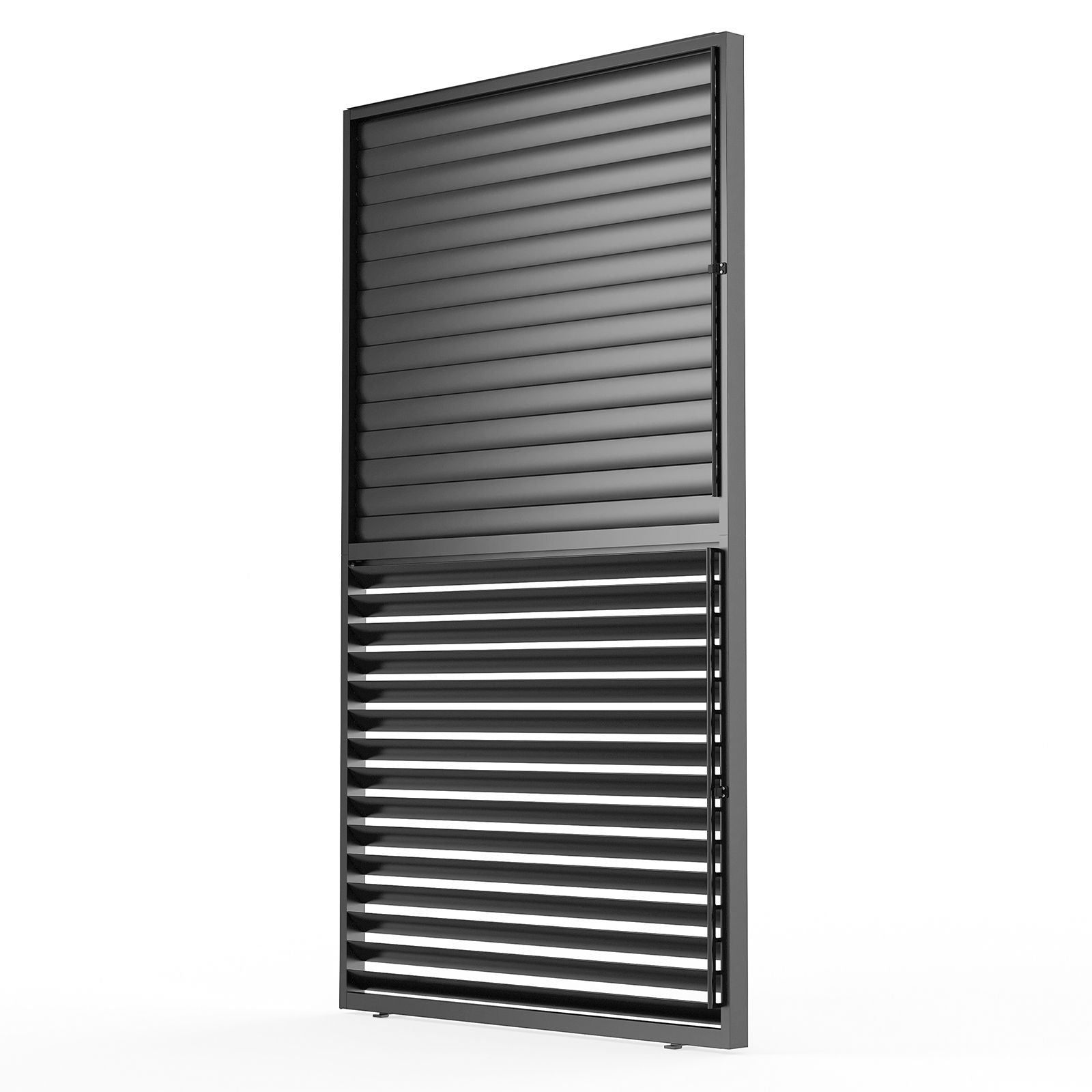 Louver Grille 1 / 3 13Ft Frame & Louvers - Black - Best Buy Furniture