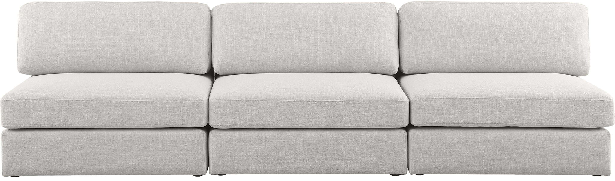 Beckham - Modular 3 Seat Armless Sofa