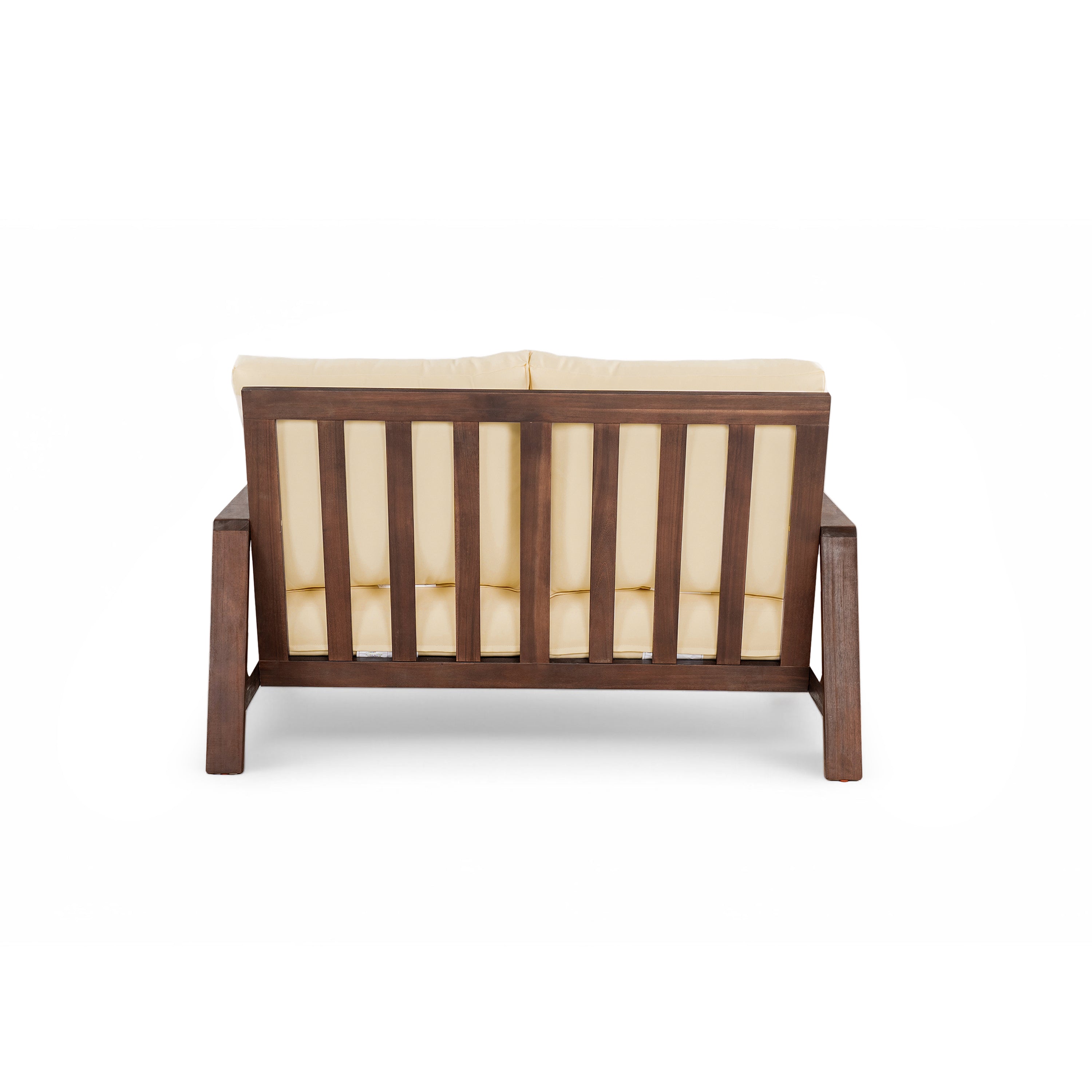 4-Piece Outdoor Sofa Set with Cushions and Coffee Table