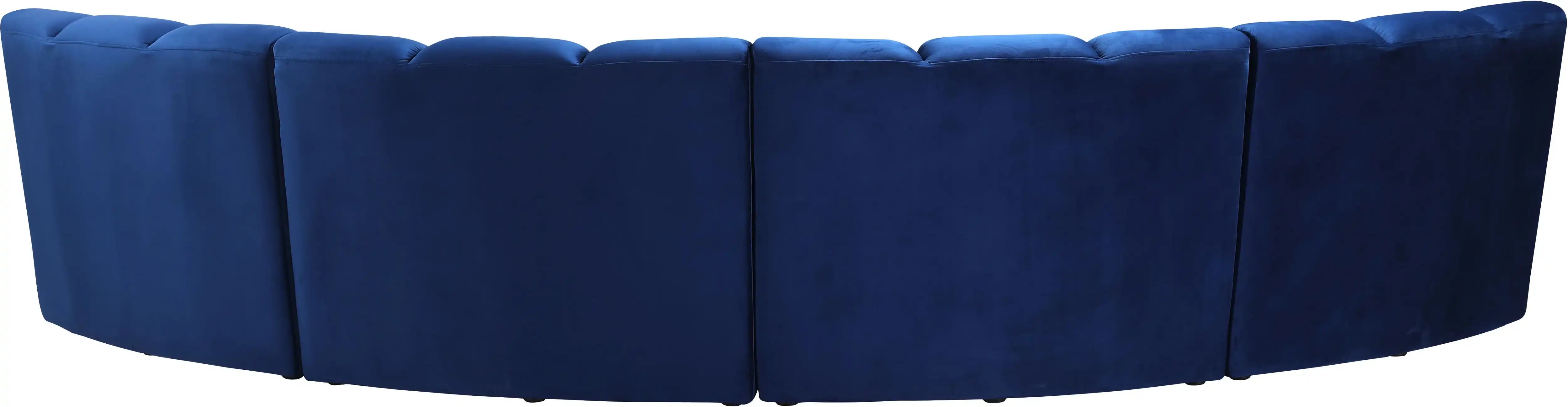 Infinity - 4 Piece Velvet Modular Sectional