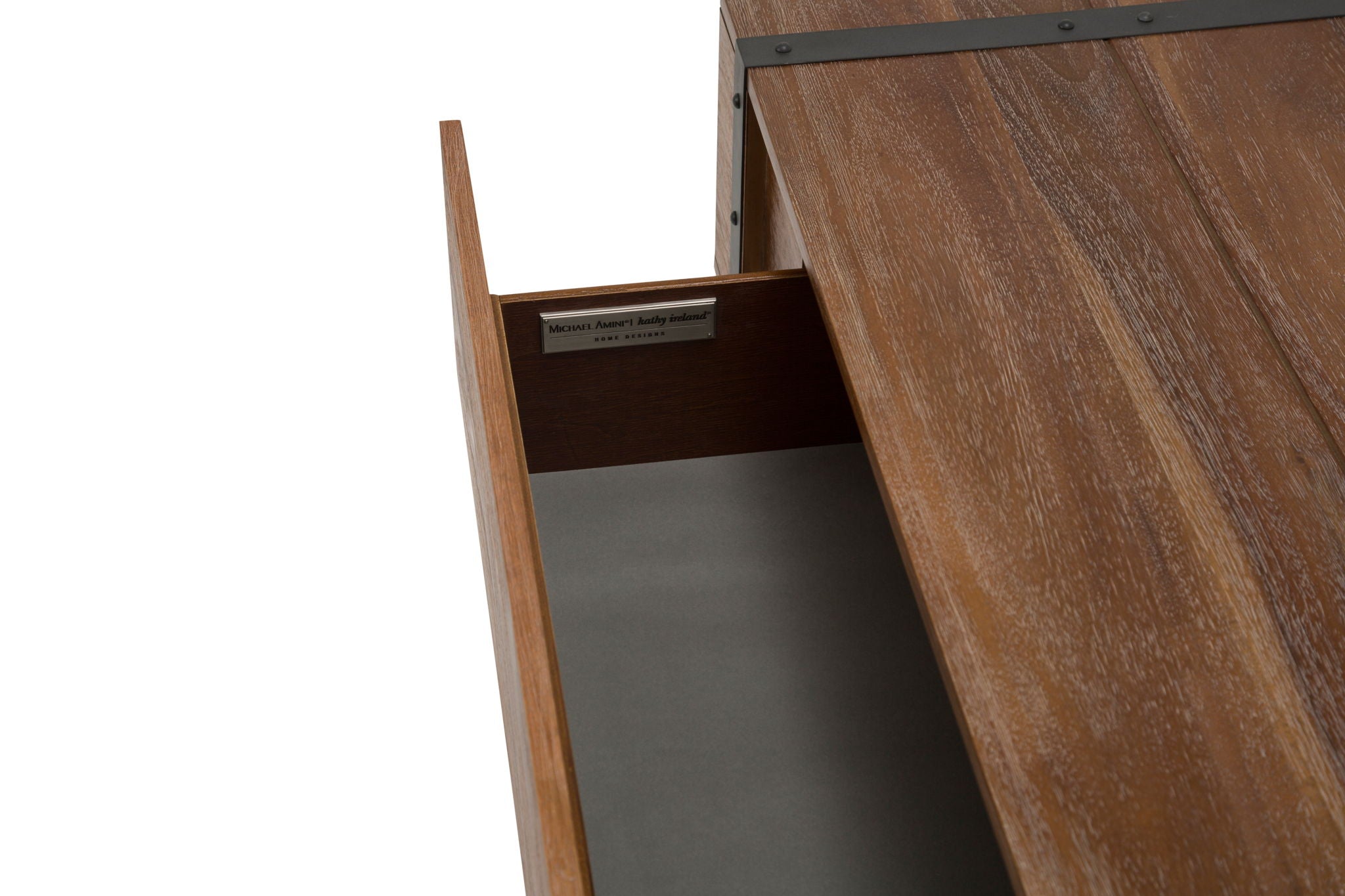 Brooklyn Walk - Rectangular Cocktail Table - Burnt Umber